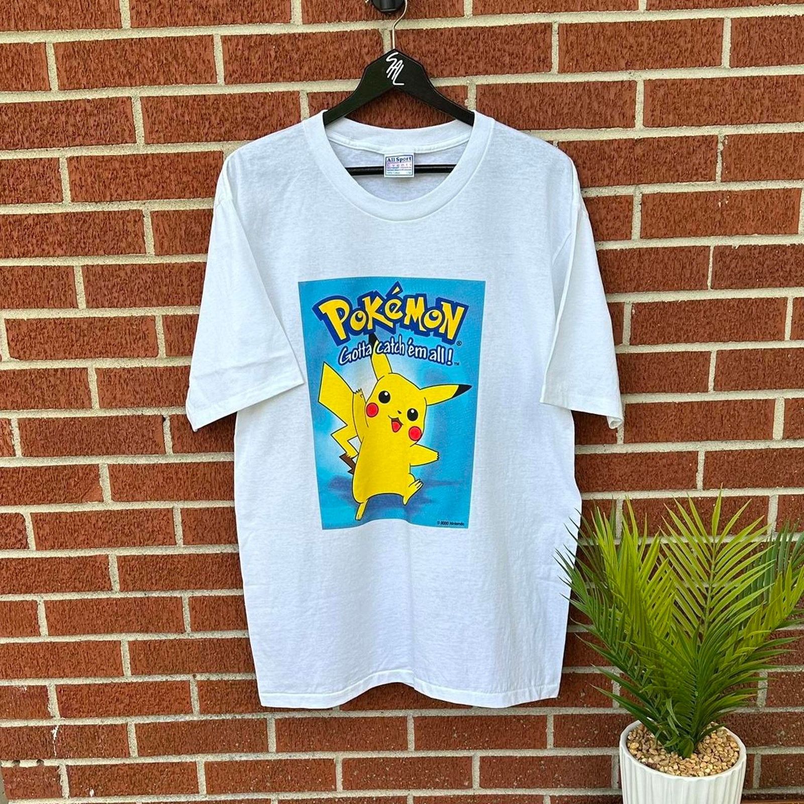 Pokemon Super rare vintage pokemon big pikachu graphic promo shirt Size US L / EU 52-54 / 3 - 1 Thumbnail