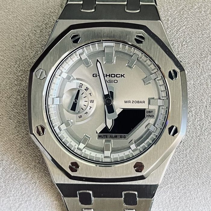 G Shock Casioak Custom G Shock Mod CHROME | Grailed