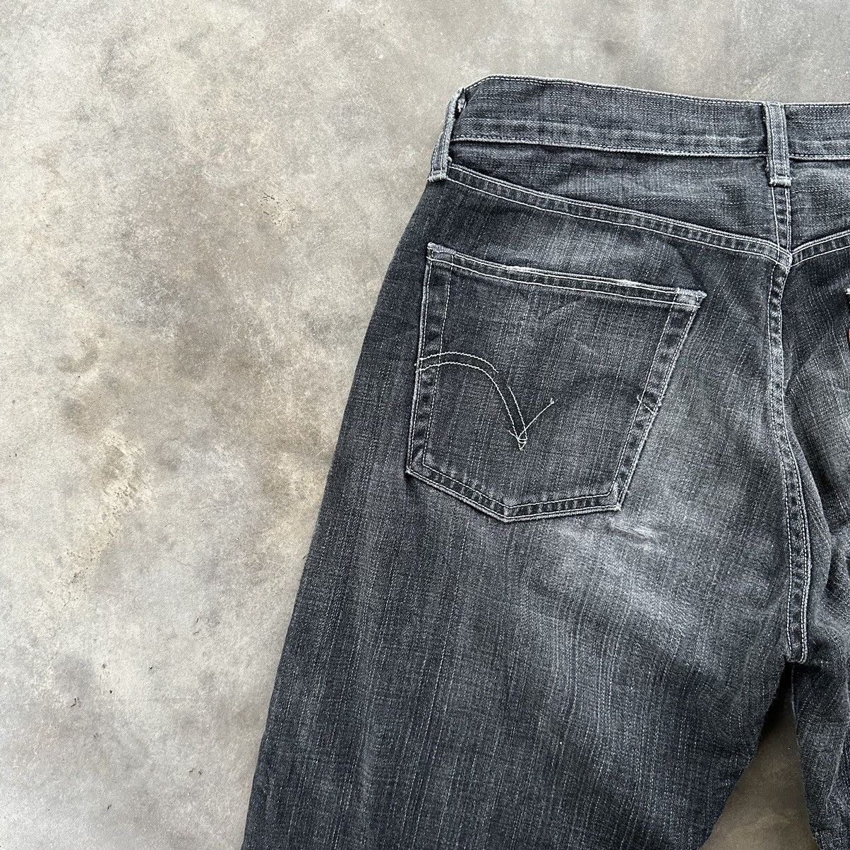 Japanese Brand W32 Vintage Levi’s 503 Faded BLACK Denim Jean Pant Size US 32 / EU 48 - 13 Thumbnail
