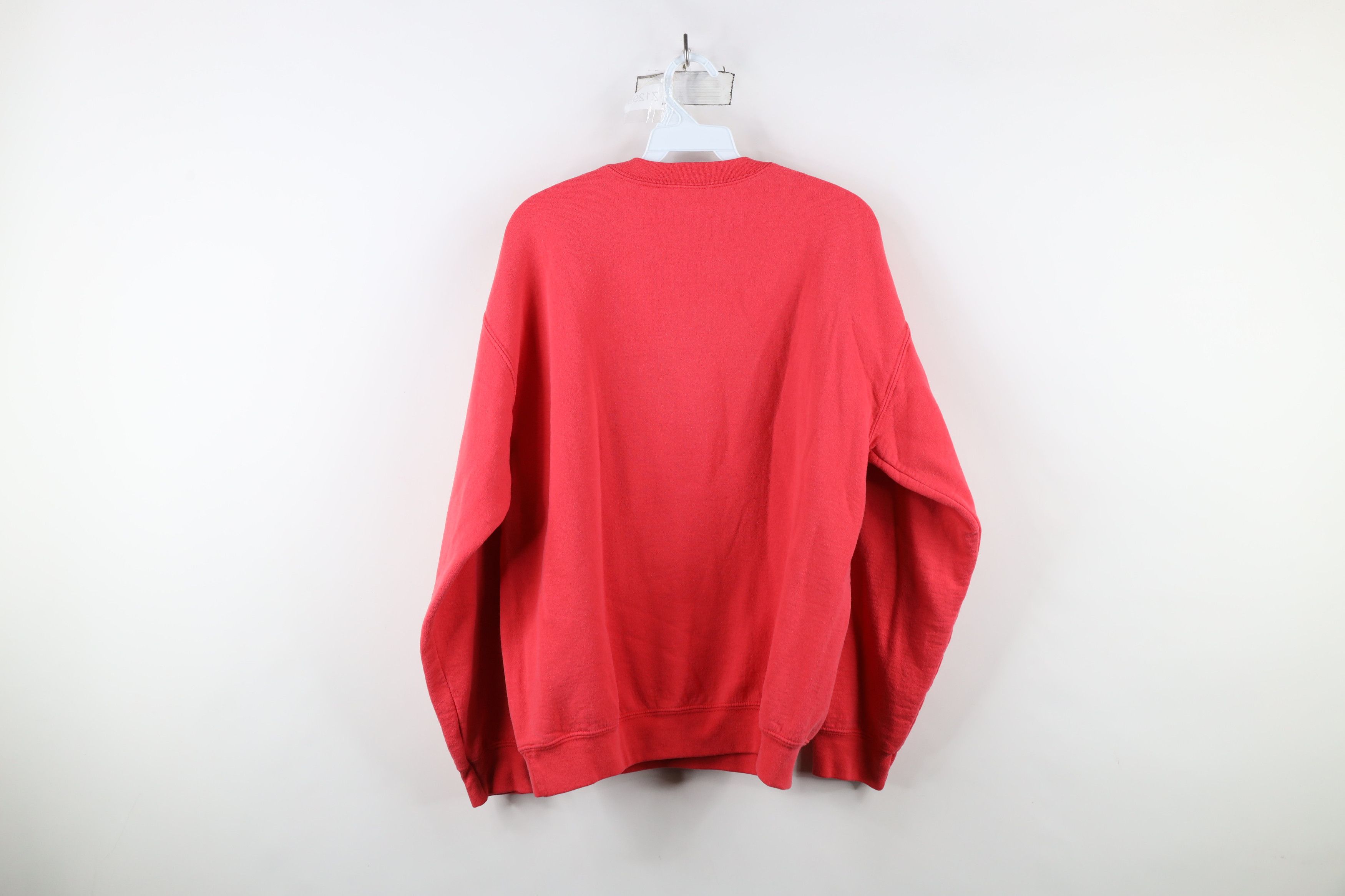 Vintage Vintage 90s Spell Out Ft Myers Beach Florida Sweatshirt Pink Size L / US 10 / IT 46 - 7 Thumbnail