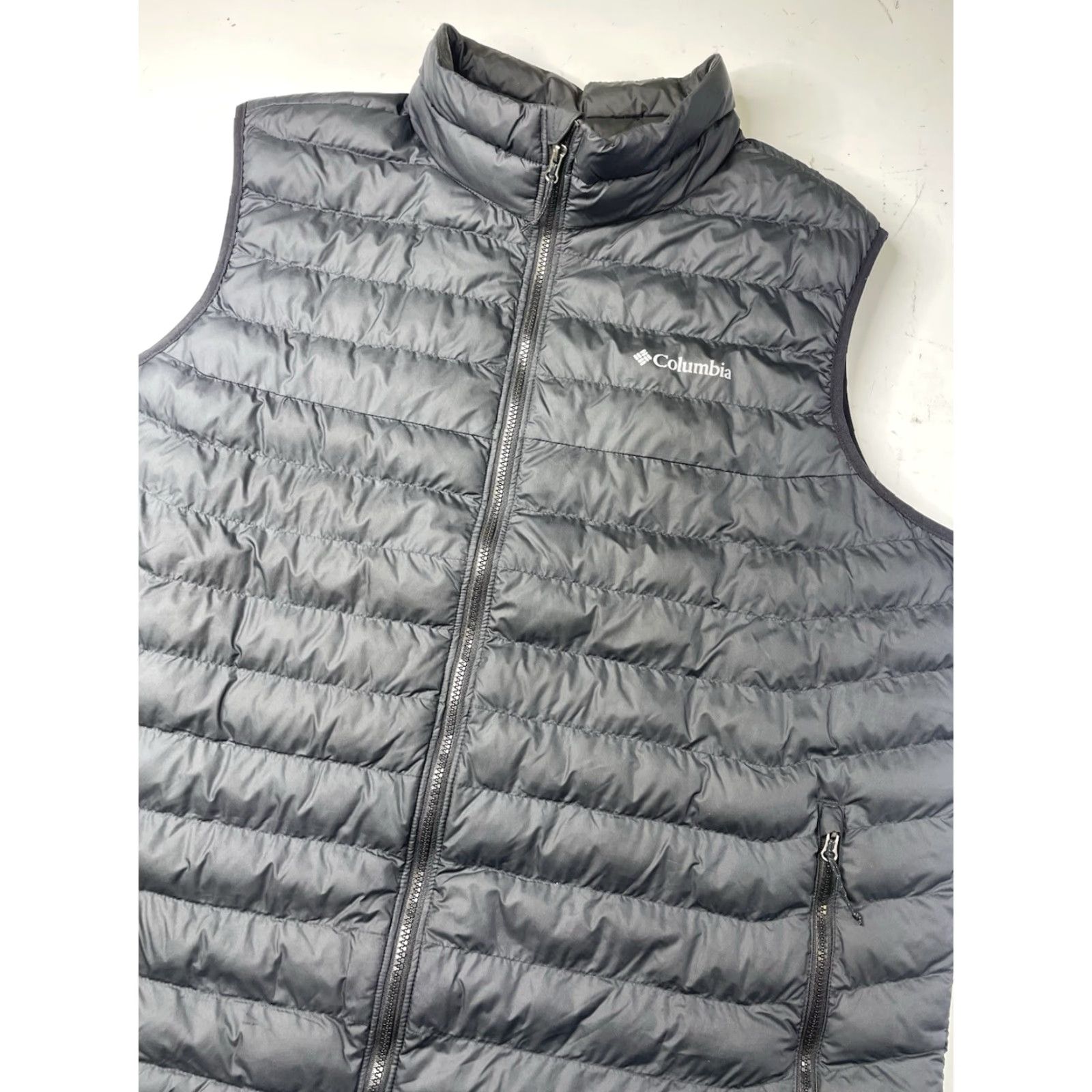 Vintage Columbia Vest Mens 2XL Black Puffer Full Zip Omni Heat Jacket Size US XXL / EU 58 / 5 - 2 Thumbnail