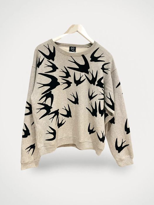 Alexander McQueen Alexander McQueen Swallow Swarm Flock Sweatshirt