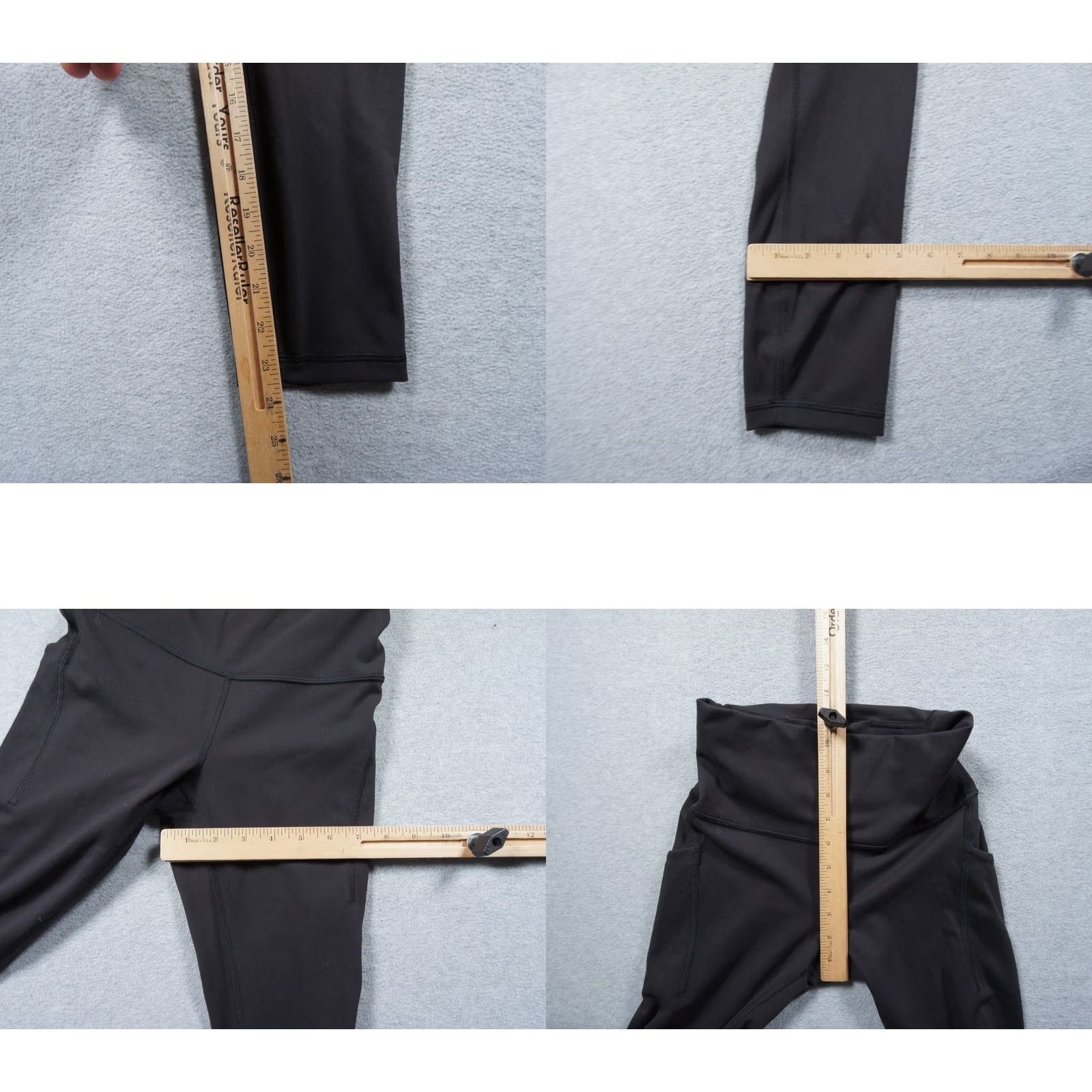 Lululemon Lululemon Leggings Womens 6 Black High Rise Pants Activewear Yoga Gym lw6eps Size 28" / US 6 / IT 42 - 8 Thumbnail