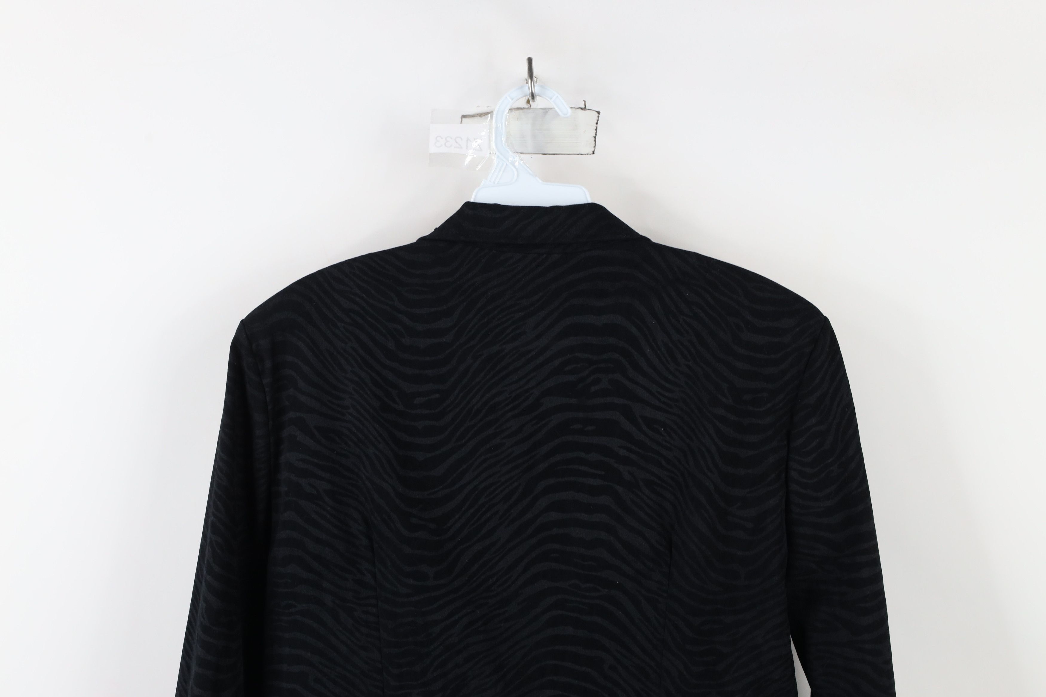 Vintage Vintage 90s Streetwear Zebra Striped Full Zip Jacket USA Size XL / US 12-14 / IT 48-50 - 11 Thumbnail