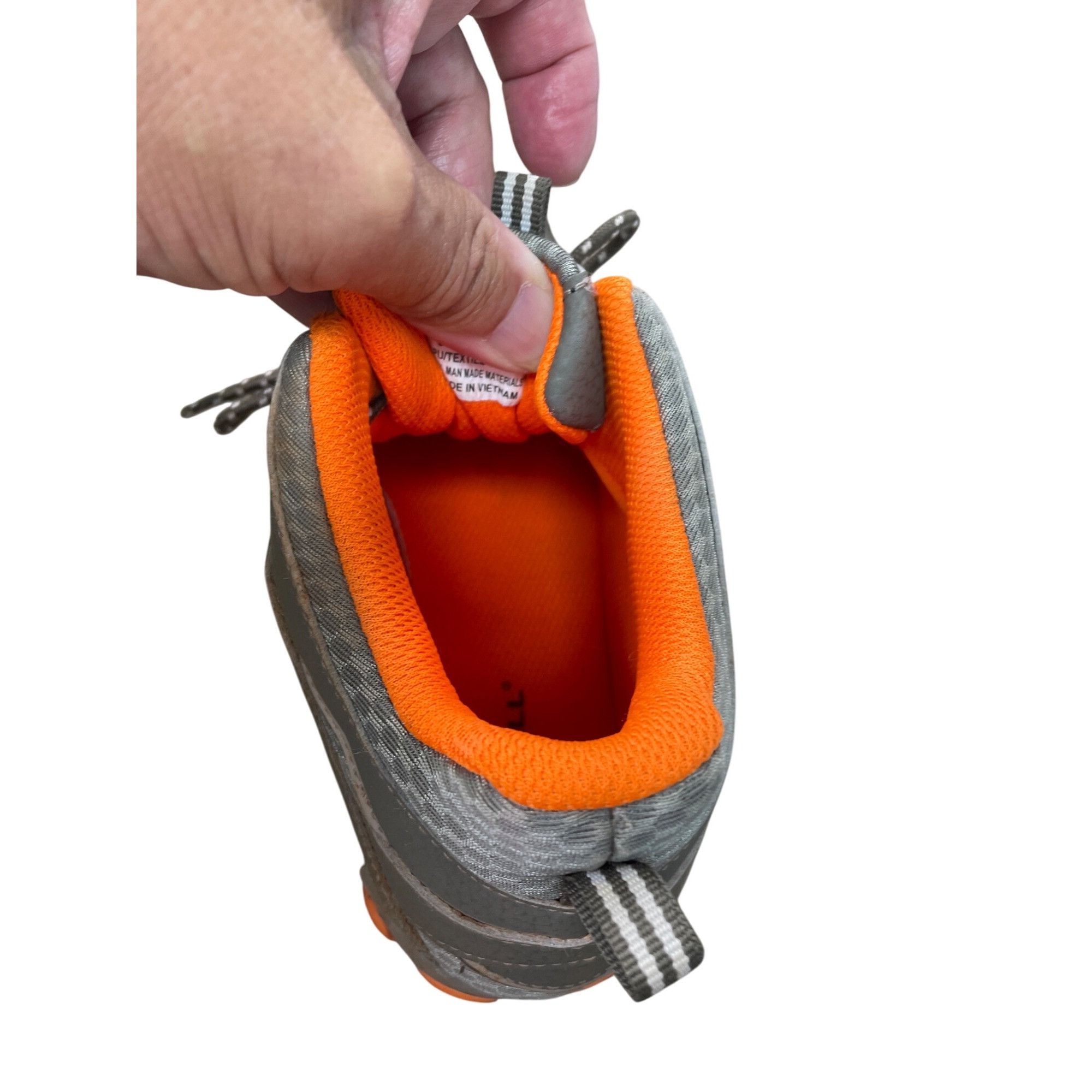 Merrell Merrell womans gray orange waterproof hiking hight top sneak Size US 5.5 / IT 35.5 - 11 Thumbnail