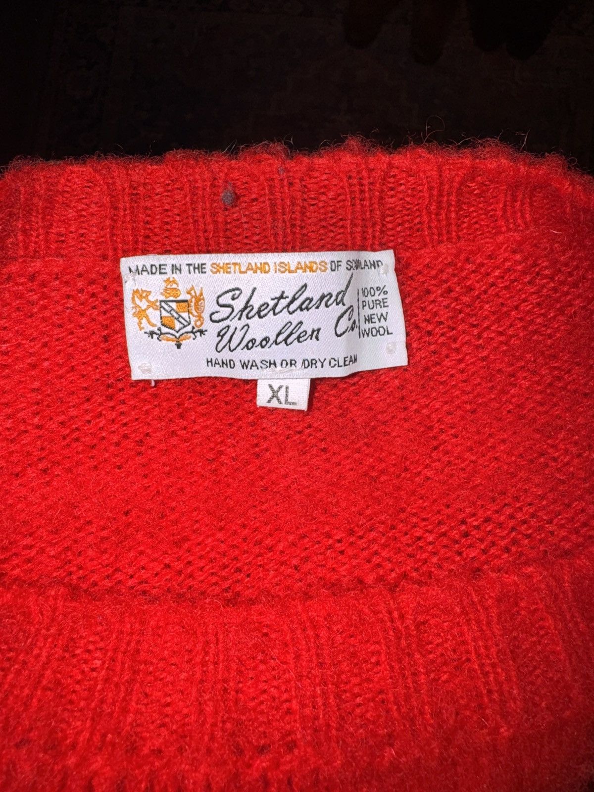 Vintage Shetland Woolen Co. Sweater Size US XL / EU 56 / 4 - 3 Thumbnail