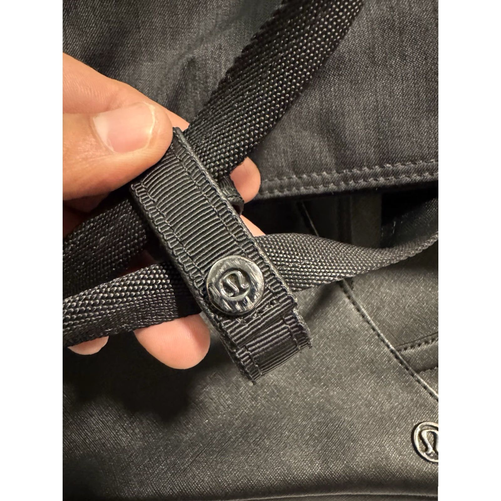 Lululemon VINTAGE Lululemon Go Wild Black Tote Bag Fold Over Top Large Tote Women Medium Black Size M / US 6-8 / IT 42-44 - 6 Thumbnail