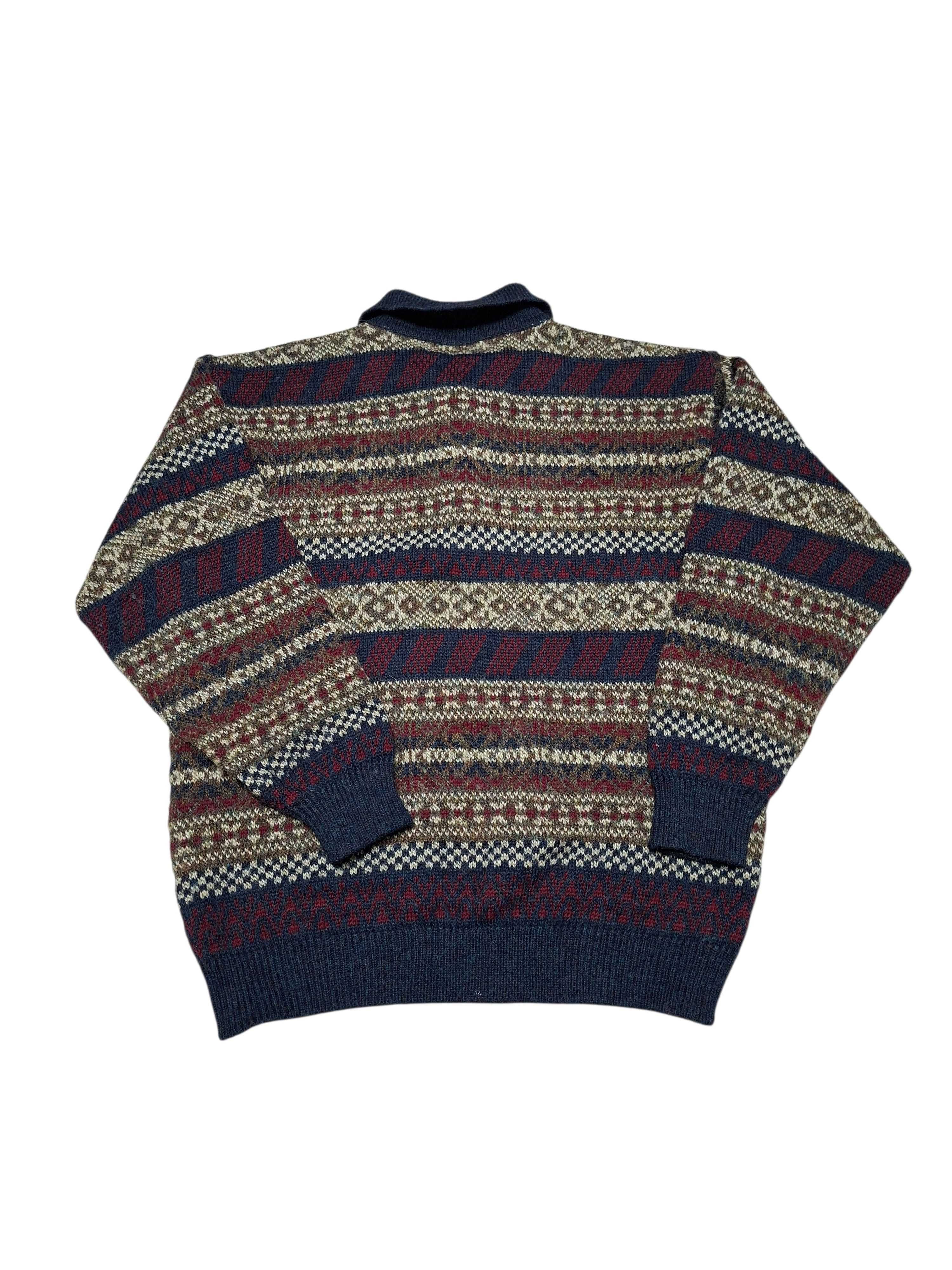 Marks & Spencer VINTAGE 1990 COOGI STYLE WOOL 1/3 SWEATER Size US L / EU 52-54 / 3 - 2 Thumbnail