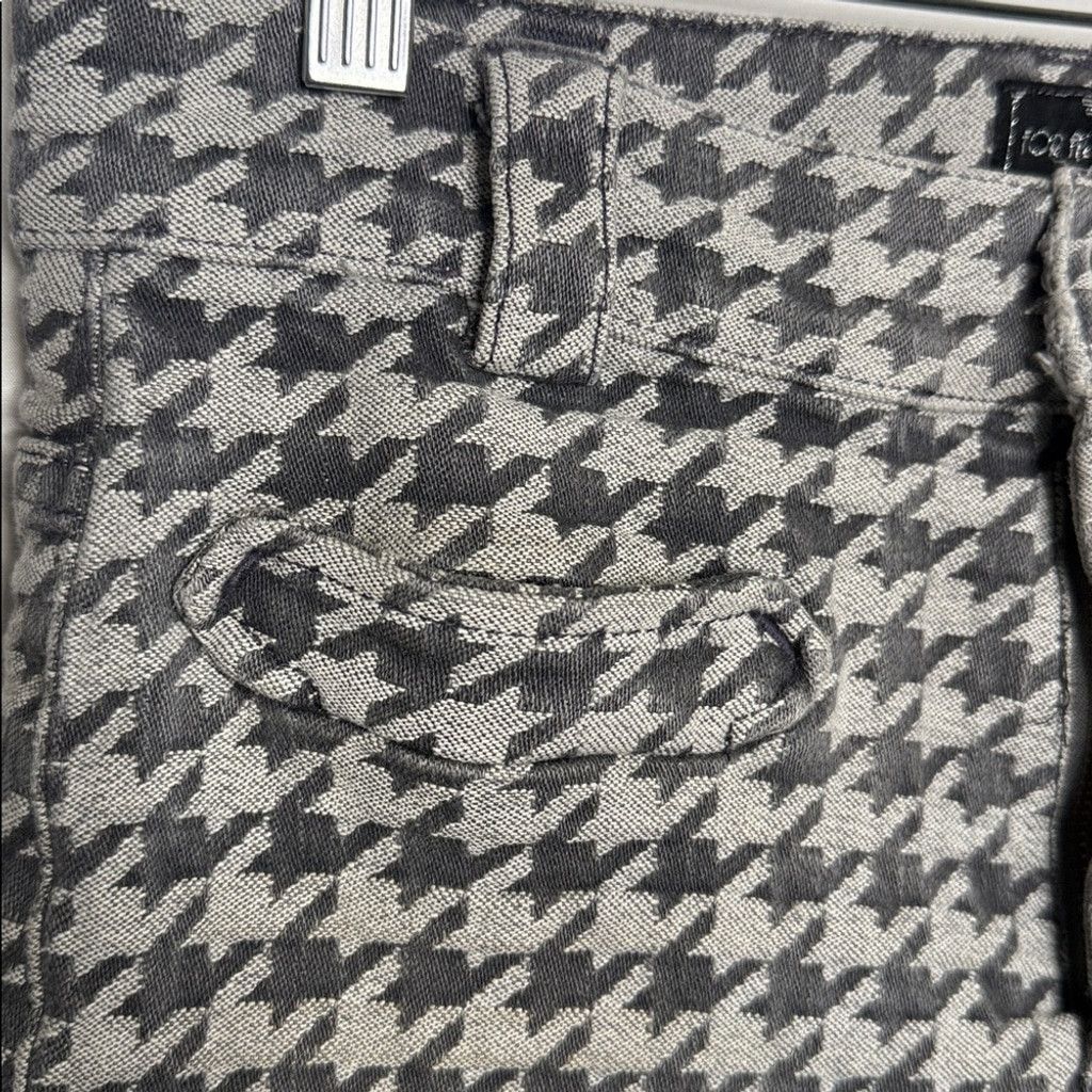 7 For All Mankind Limited 7 for all mankind houndstooth boot cut jeans sz 28 Size 28" / US 6 / IT 42 - 5 Thumbnail