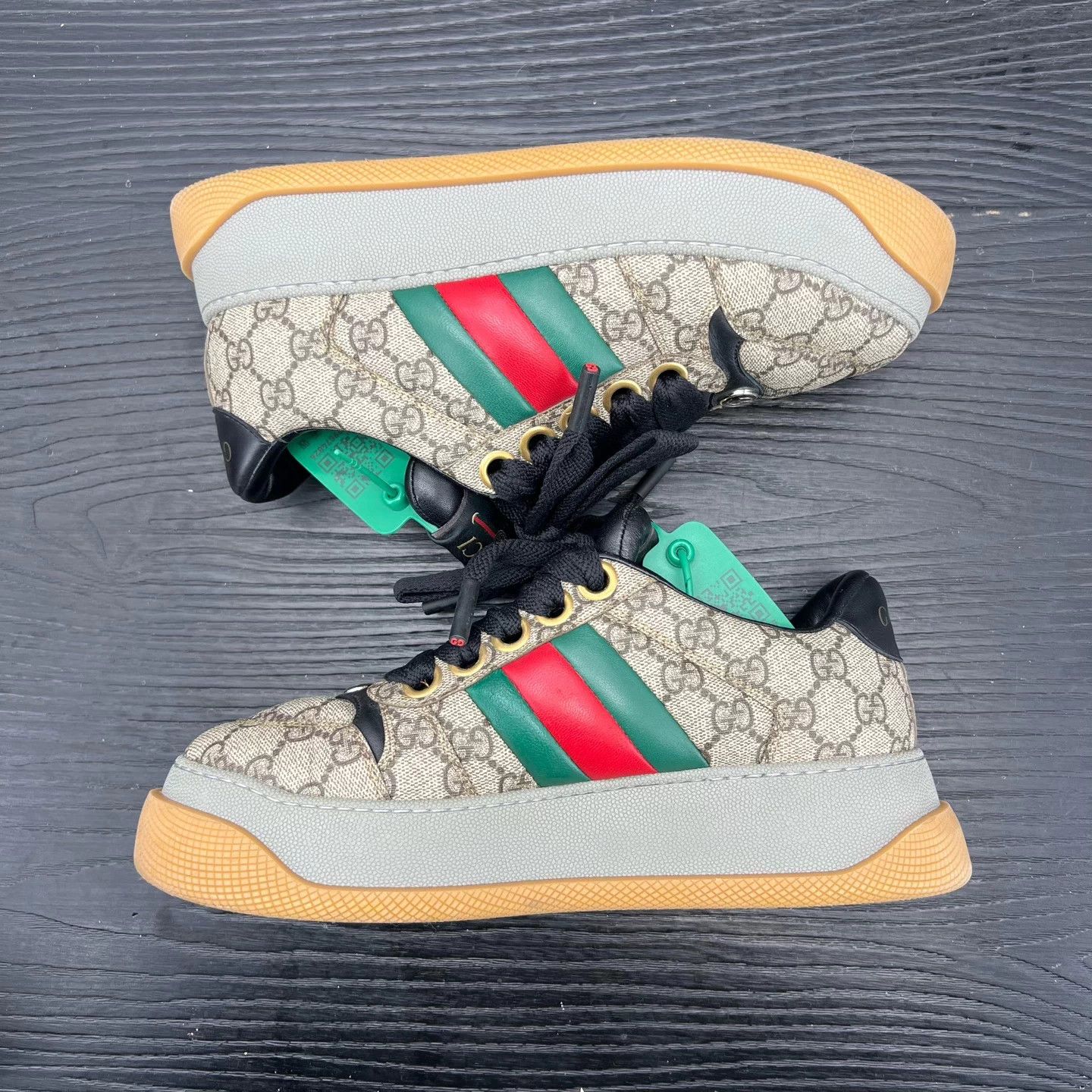 Gucci Gucci brown all over Clefairy shoes US6 EU40 mint box Size US 6 / IT 36 - 2 Thumbnail