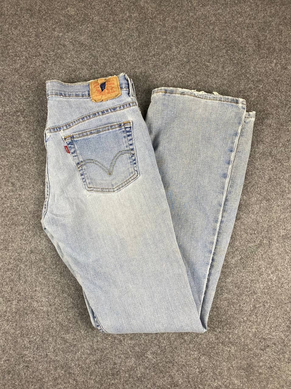 Levi's vintage levis 515 bootcut stretch denim nice design Size 33" - 2 Thumbnail