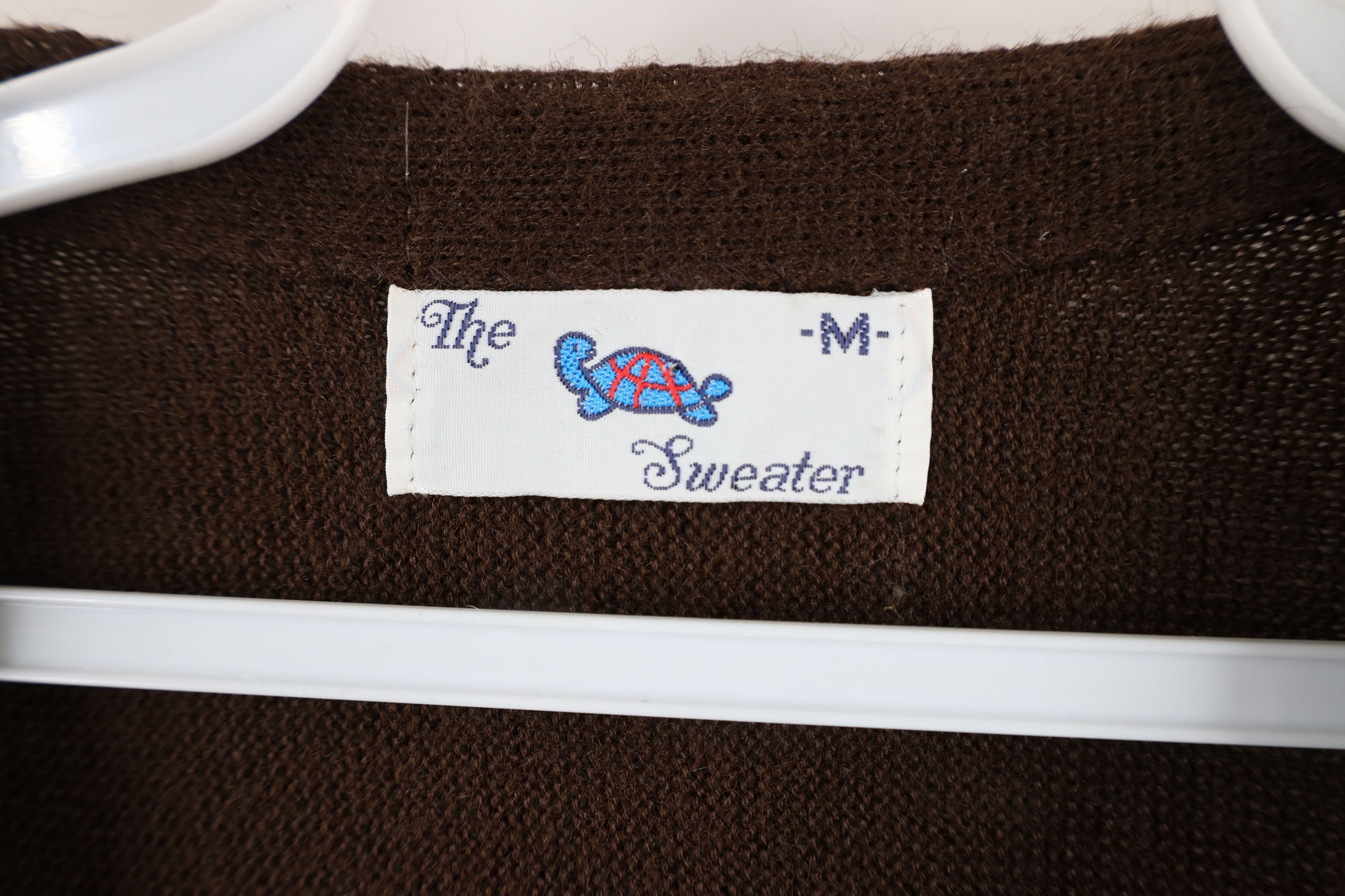 Vintage Vintage 60s 70s Streetwear Knit Cardigan Sweater Brown USA Size US M / EU 48-50 / 2 - 6 Thumbnail