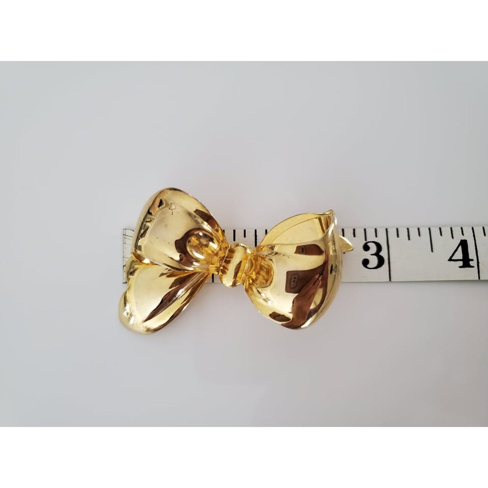 Other Vintage Gold Bow Tie Brooch Size ONE SIZE - 4 Thumbnail