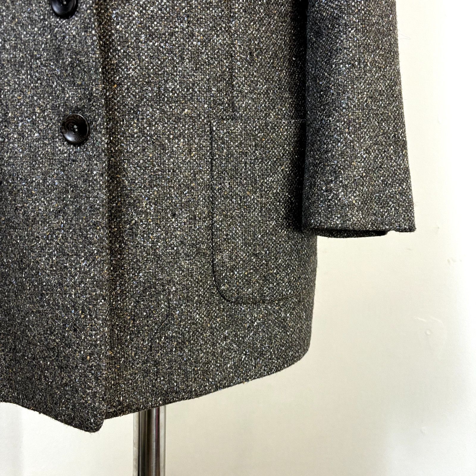 Zanella Zanella Kara Size 14 Women's Blazer Gray Wool Blend Coat Jac Size XL / US 12-14 / IT 48-50 - 4 Thumbnail