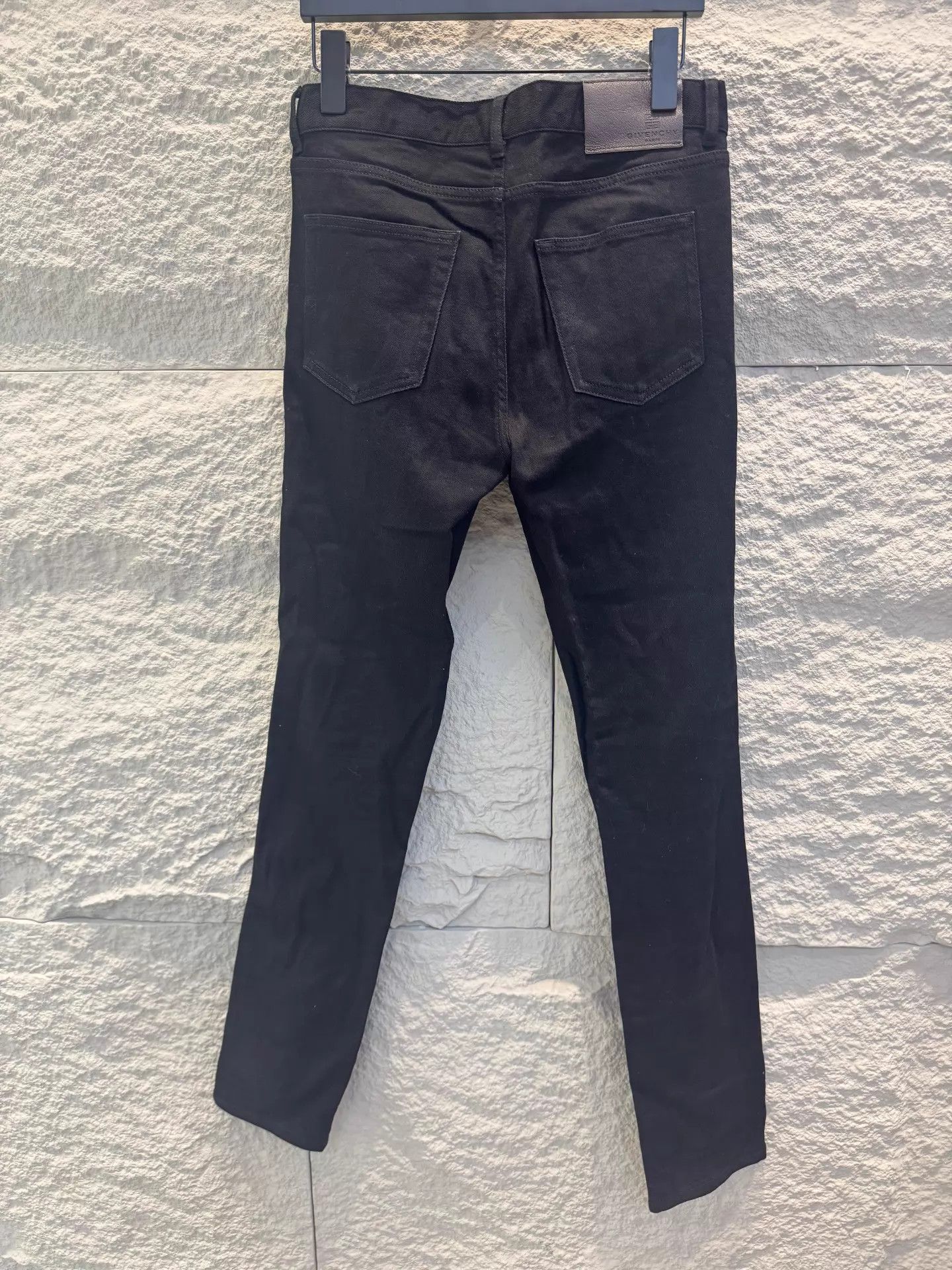 Givenchy Givenchy Side Logo Webbing Black Jeans Size 29" - 4 Thumbnail