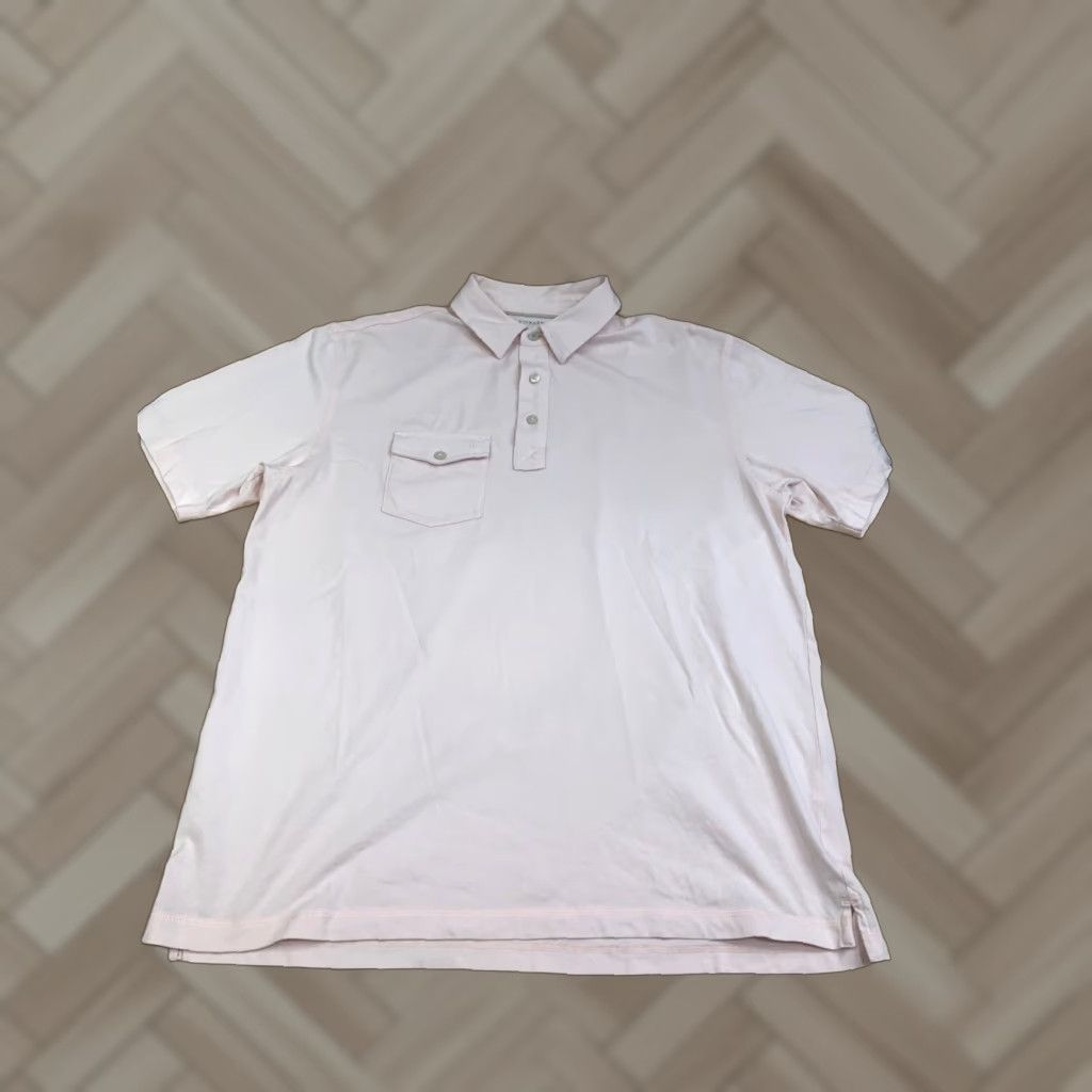 Vintage Linksoul Polo Shirt Men L Pink Casual Lightweight Stretch Golf 13040 Size US L / EU 52-54 / 3 - 1 Thumbnail