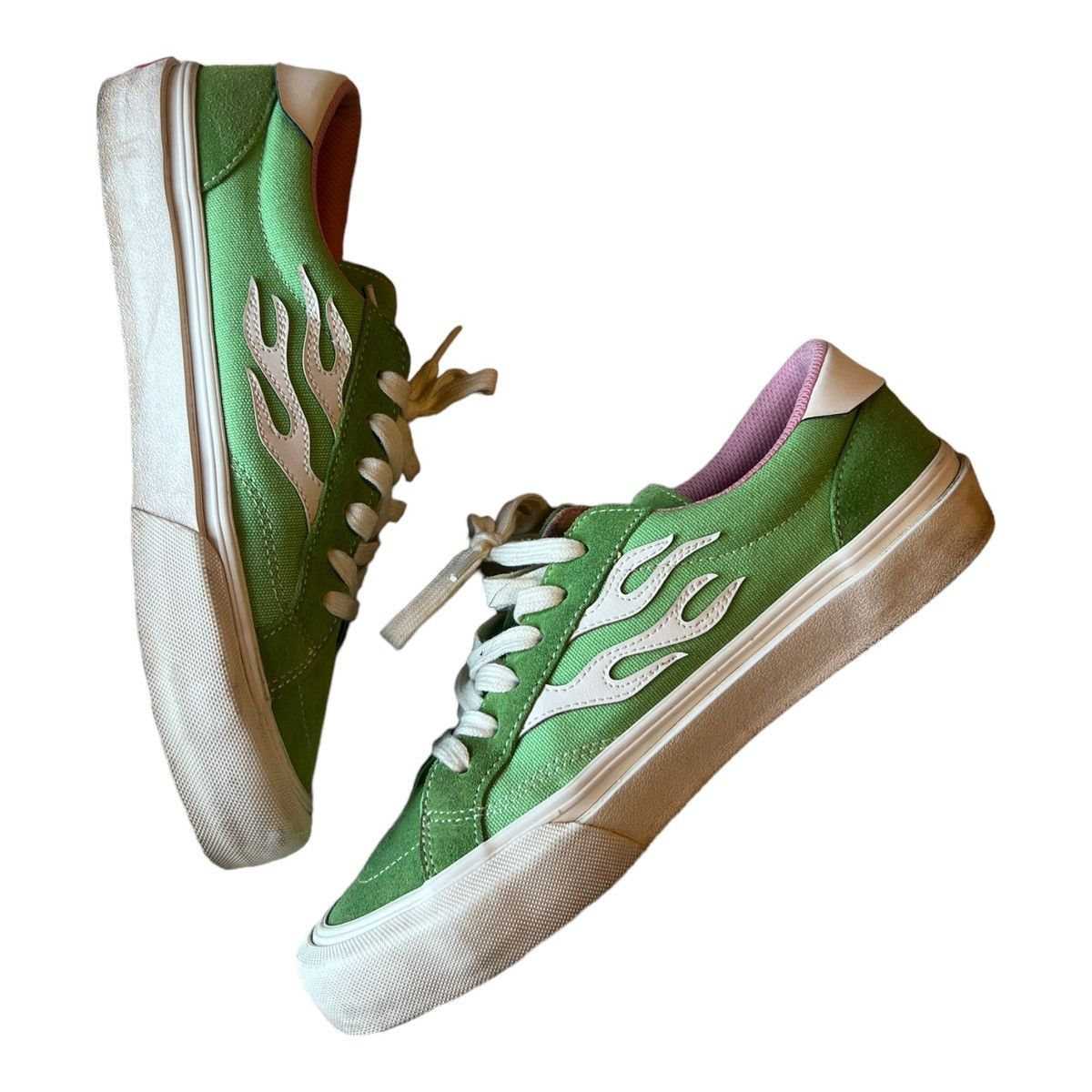 Hypebeast × STRAYE LOGAN Straye Sneakers ORIGINAL LIME GREEN FLAME Men's Size 9 Size US 9 / EU 42 - 5 Thumbnail