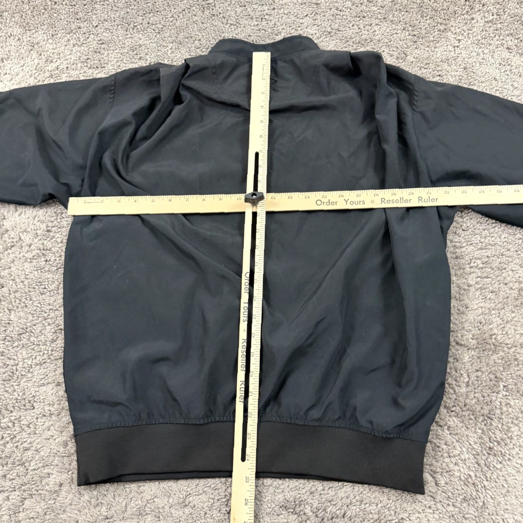 Vintage Zero Restriction Jacket Women M Black Windbreaker 1/4 Zip Pockets USA Size 32" / US 10 / IT 46 - 5 Thumbnail