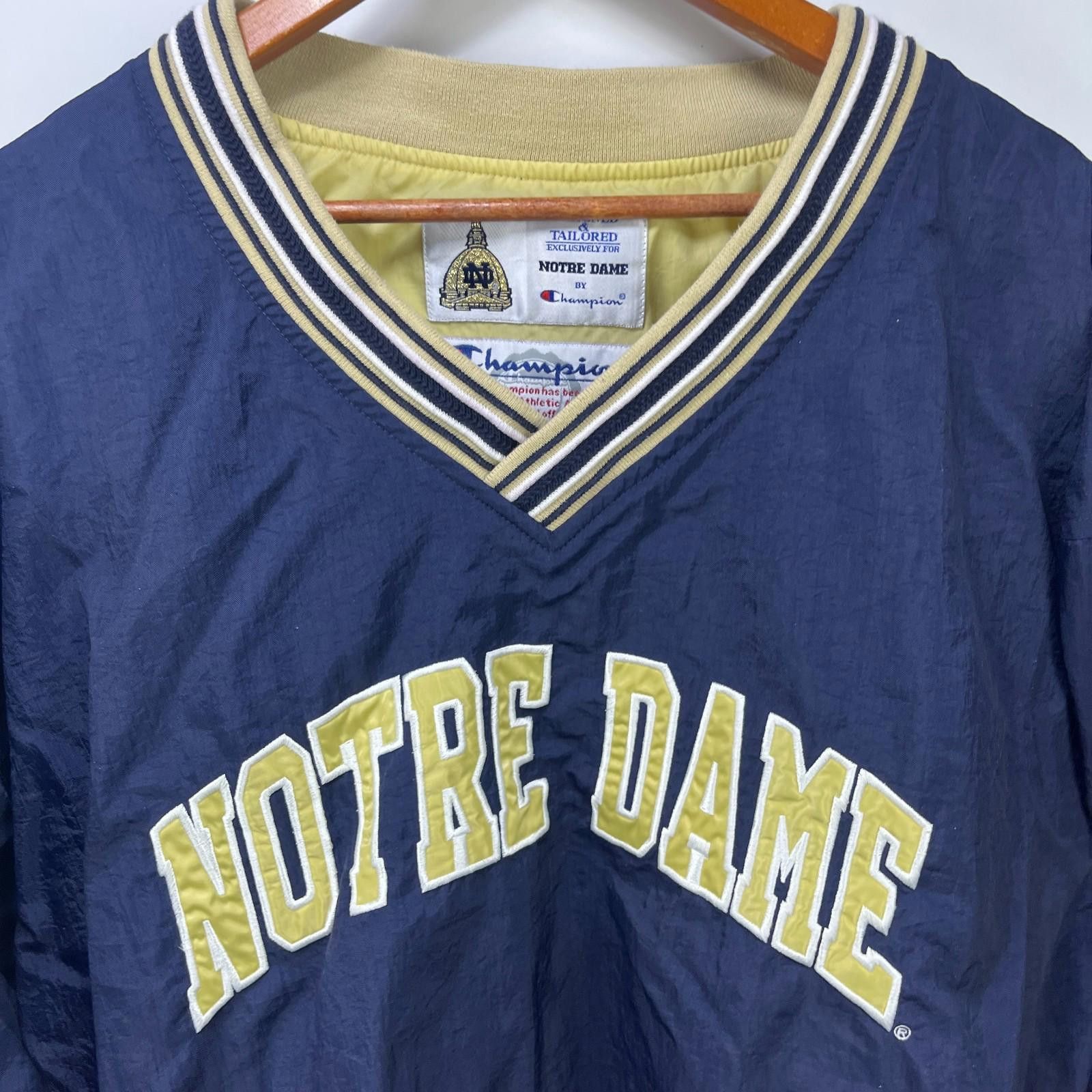 Other Vintage Champion Notre Dame Pullover Windbreaker XXL Size ONE SIZE - 5 Thumbnail