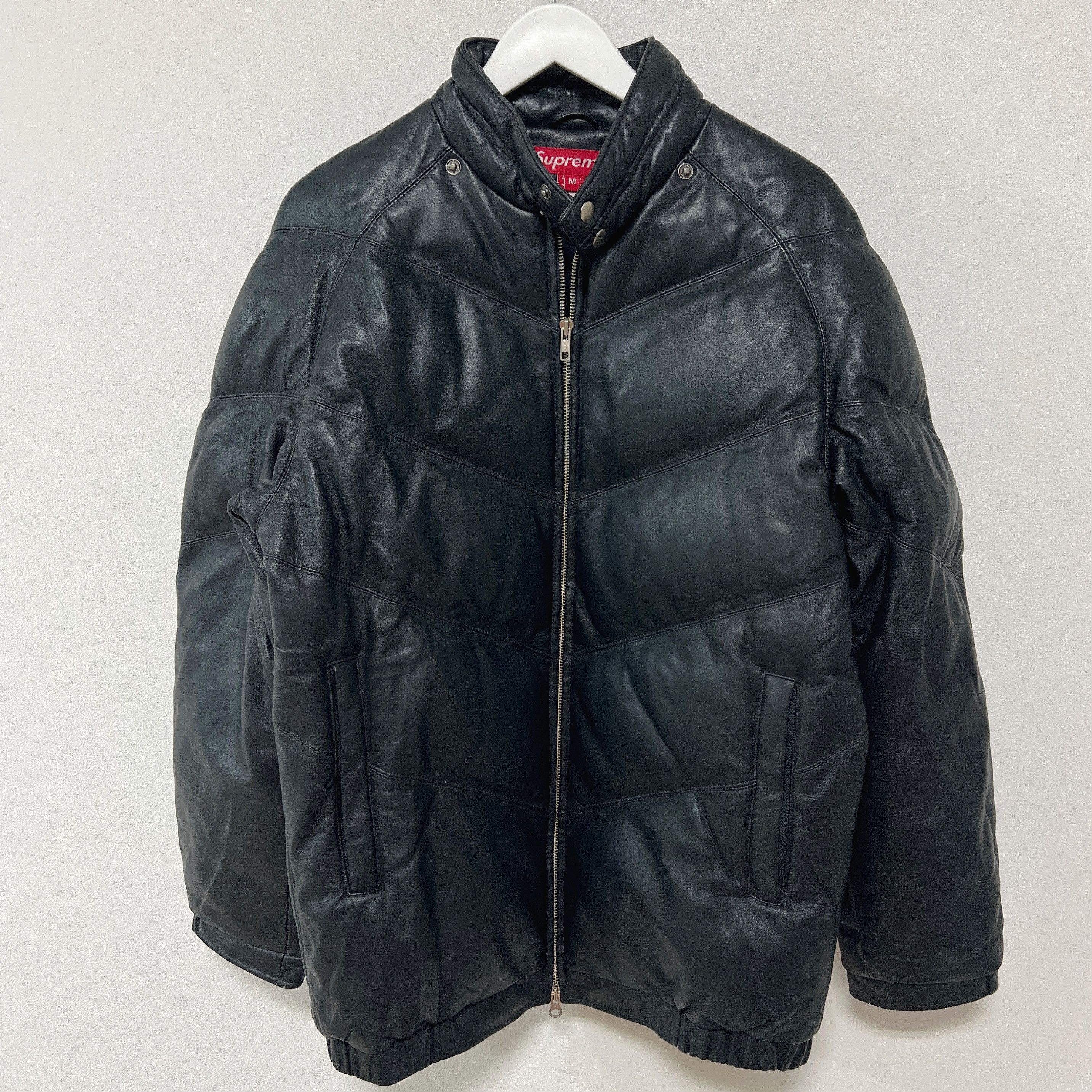 Supreme Supreme AW05 Leather Down Jacket Black Size US M / EU 48-50 / 2 - 3 Thumbnail