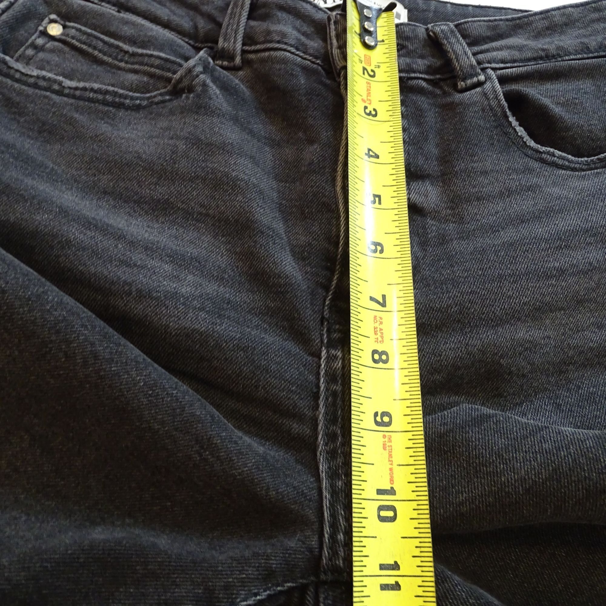 Zara Zara Black Washed Boot Flare Jeans Women Size 8 High Rise Size 30" / US 8 / IT 44 - 8 Thumbnail