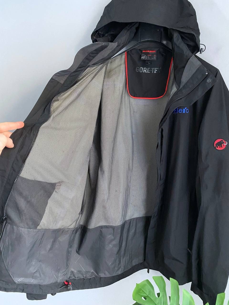 Mammut Mammut GORE-TEX Men's Black Waterproof Hooded Jacket Size XL Size US XL / EU 56 / 4 - 12 Thumbnail