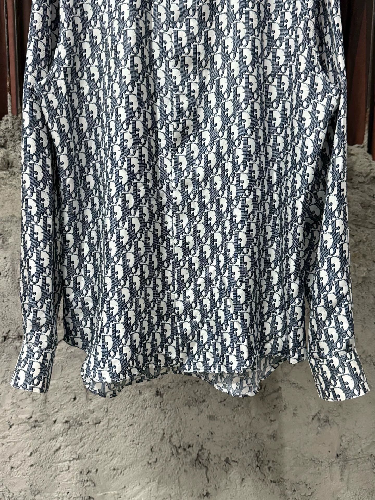 Dior dior printed silk long sleeve shirt Size US M / EU 48-50 / 2 - 4 Thumbnail