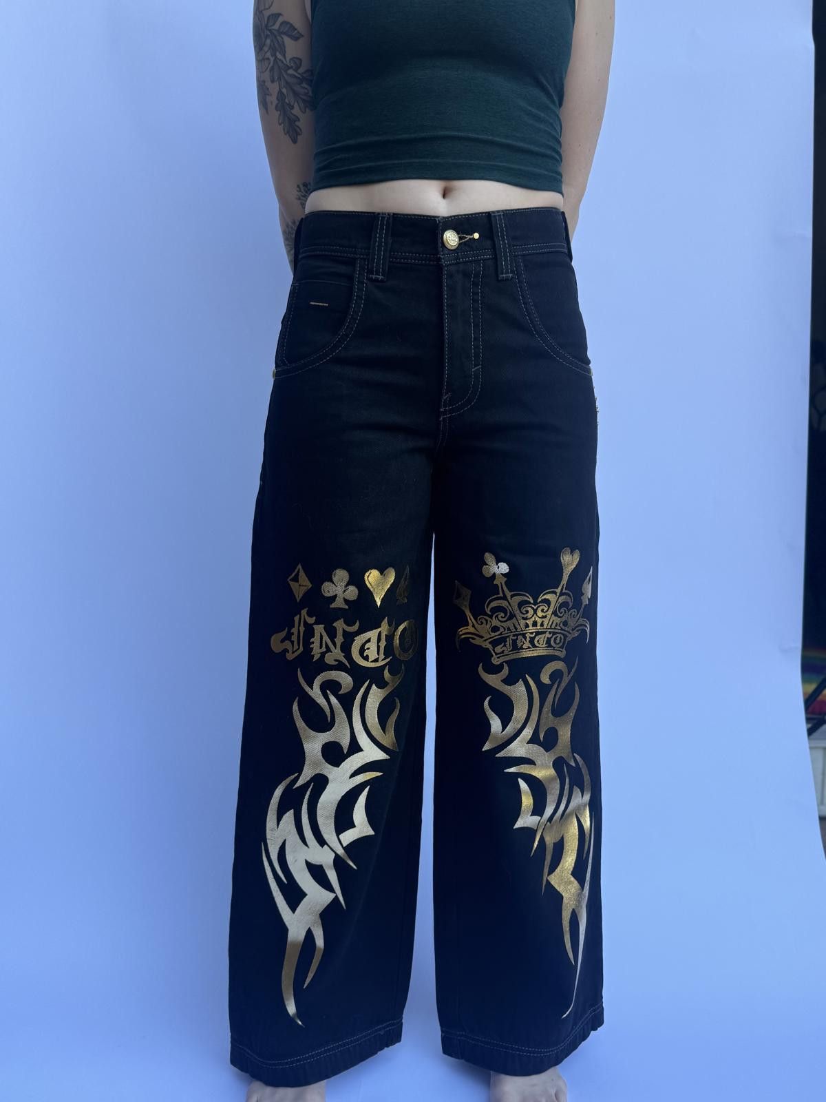 JNCO JNCO Tribal Collection - Gambler Jeans Size 28" / US 6 / IT 42 - 1 Thumbnail
