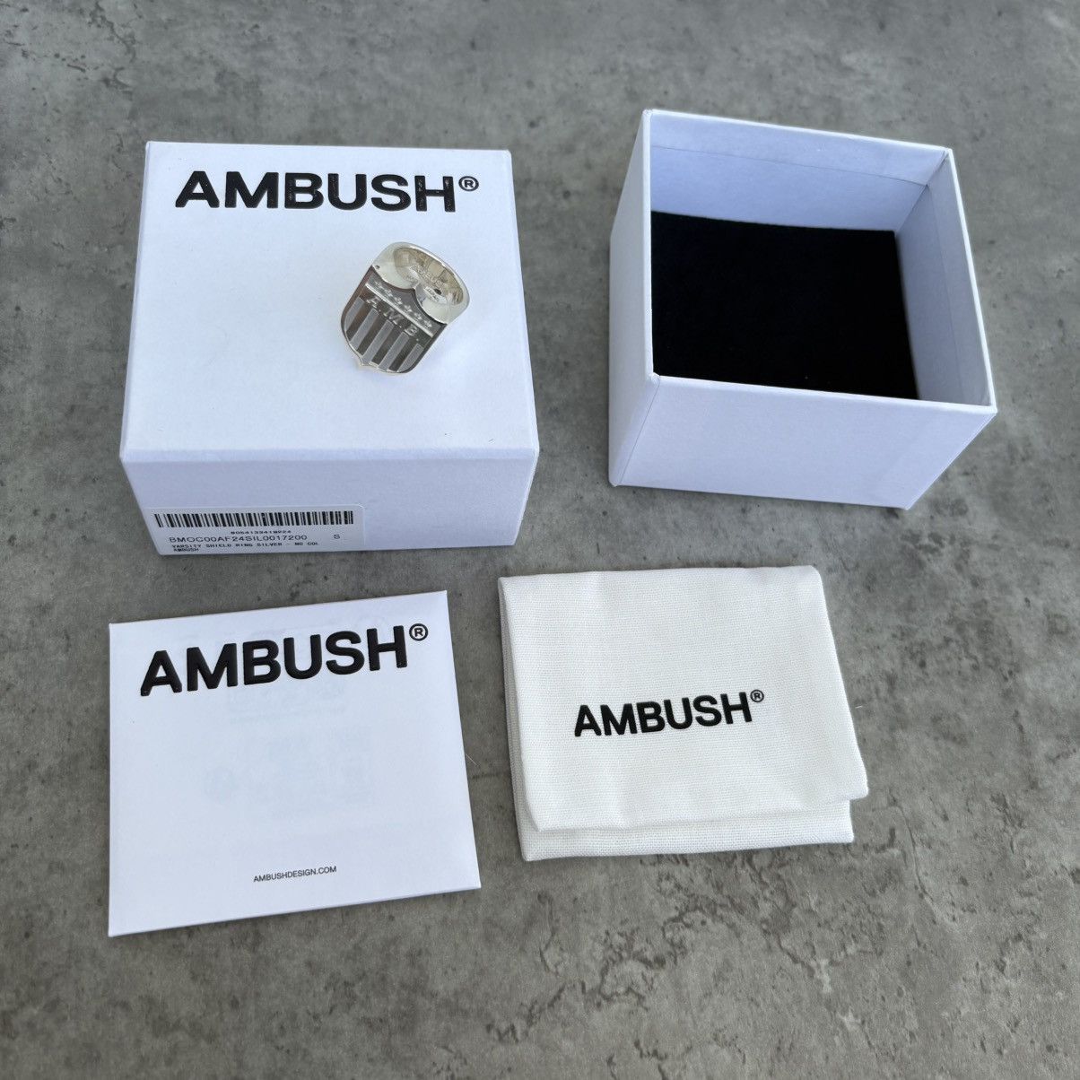 Ambush Design AMBUSH Varsity Shield ring Made in Japan Silver 925 Size ONE SIZE - 2 Thumbnail