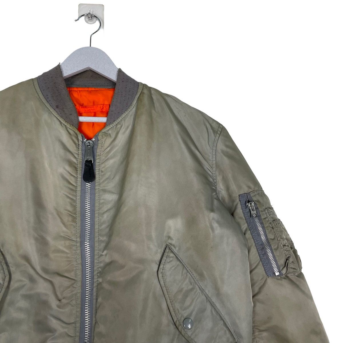 Alpha Industries 💥ALPHA INDUSTRIES BOMBER FLIGHT RIOT JACKET Size US M / EU 48-50 / 2 - 5 Thumbnail