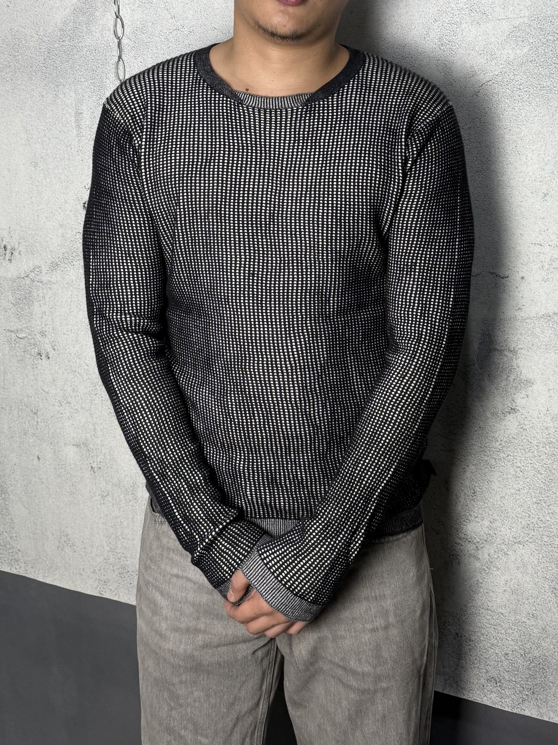 Armani Collezioni Mesh Knit Sweater Jumper