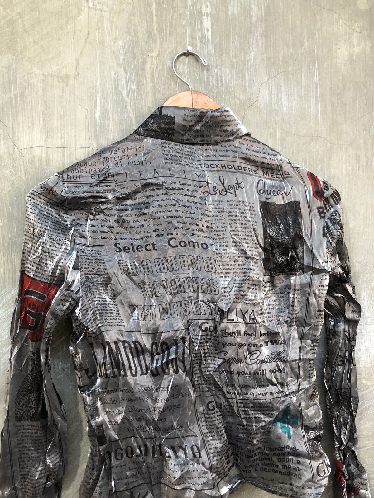 Japanese Brand Y2K Unknown Japanese Shimmer Button Up Size S / US 4 / IT 40 - 11 Thumbnail