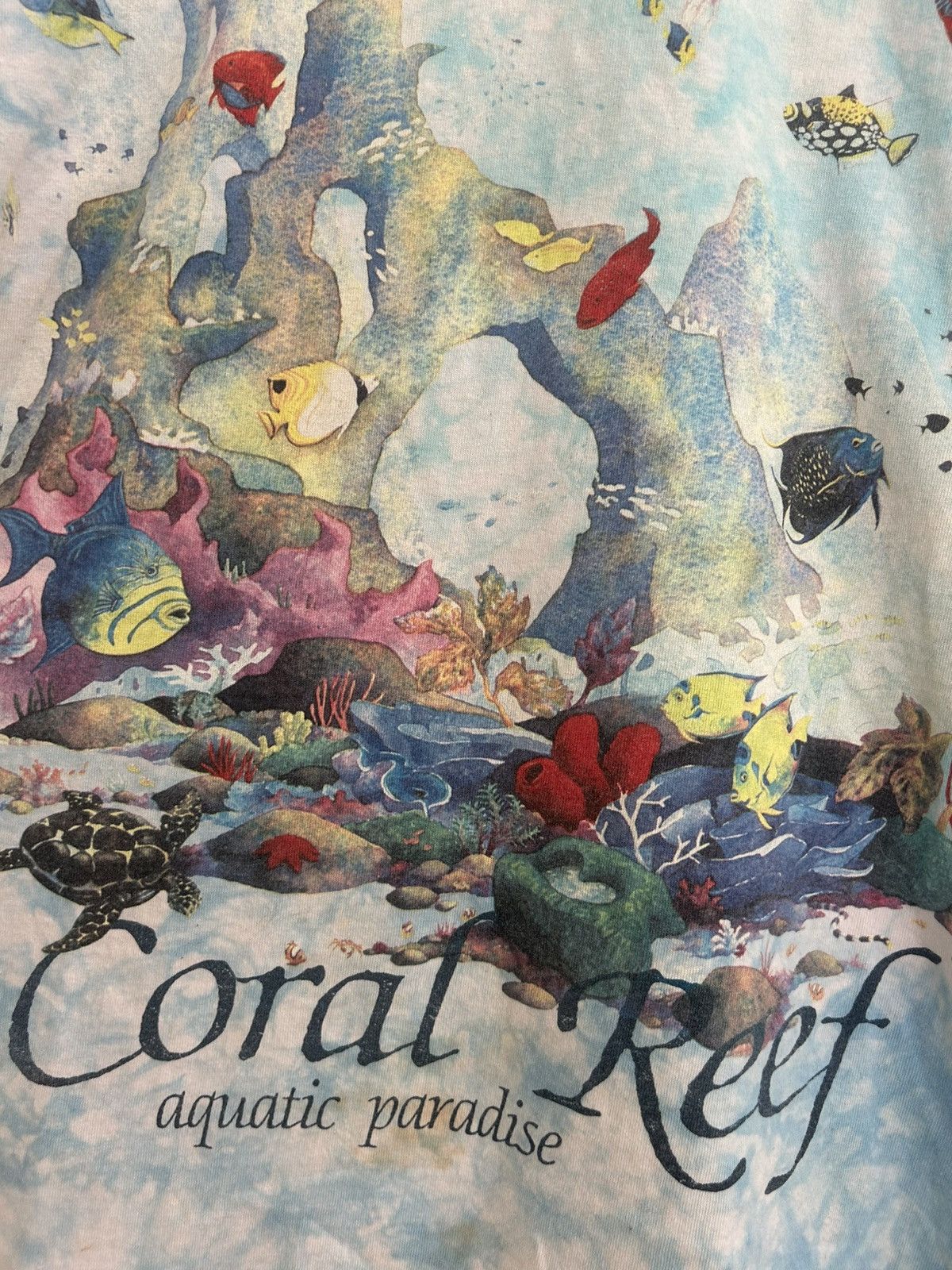 Liquid Blue Liquid Blue Coral Reef Full Art Front & Back Graphic T-shirt Size US XL / EU 56 / 4 - 5 Thumbnail