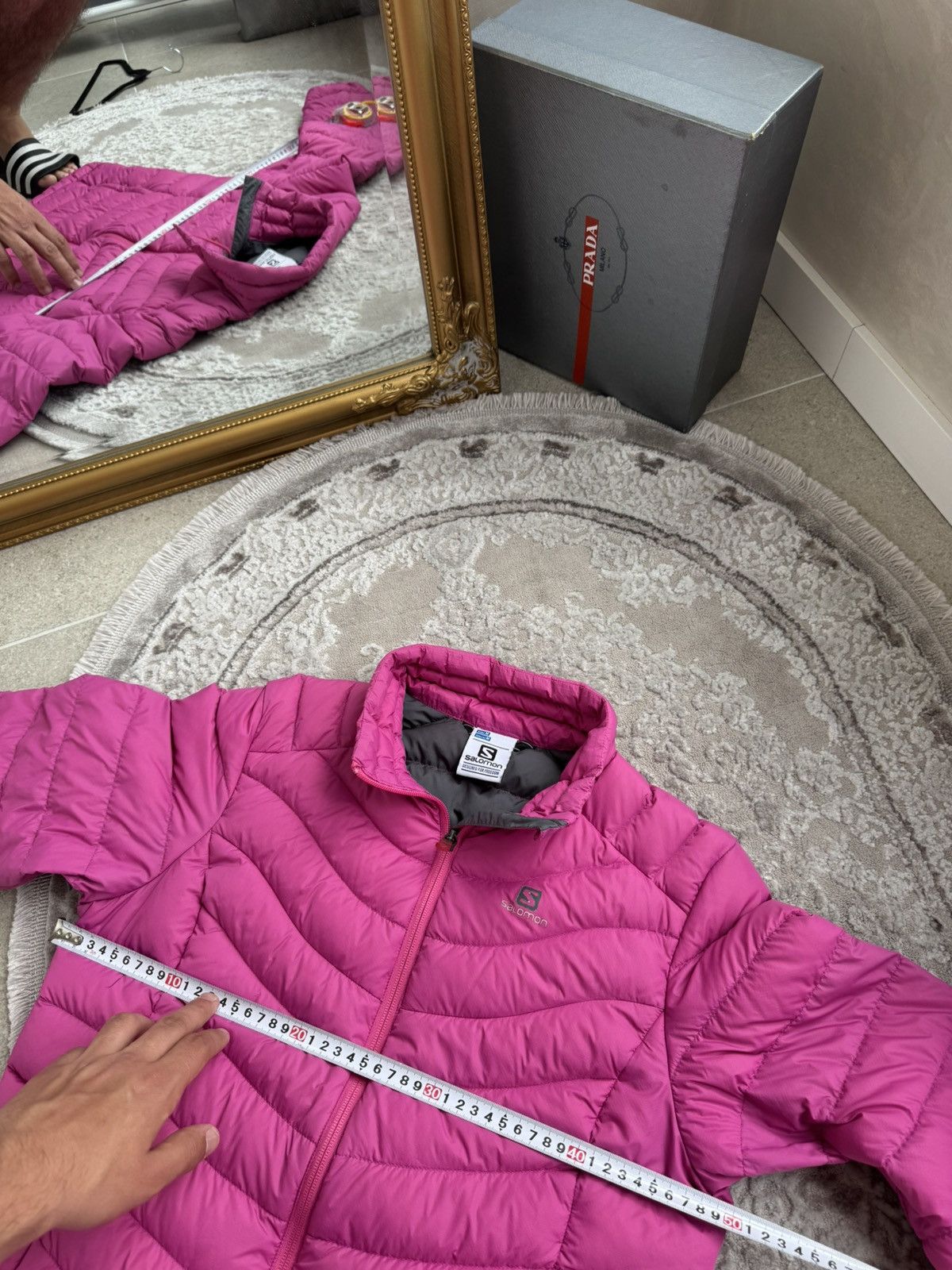 Salomon Salomon Pertex Mickrolight Down Puffer Jacket Outdoor Ski Size M / US 6-8 / IT 42-44 - 8 Thumbnail