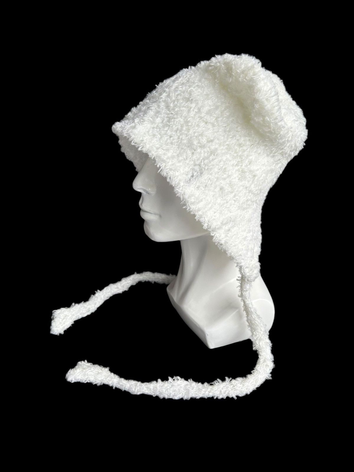 Japanese Brand × Kapital × Vintage Bunny Horn Devil Japanese Style Fur Hairy Beanie Hats 🎌☠️☠️ Size ONE SIZE - 5 Thumbnail