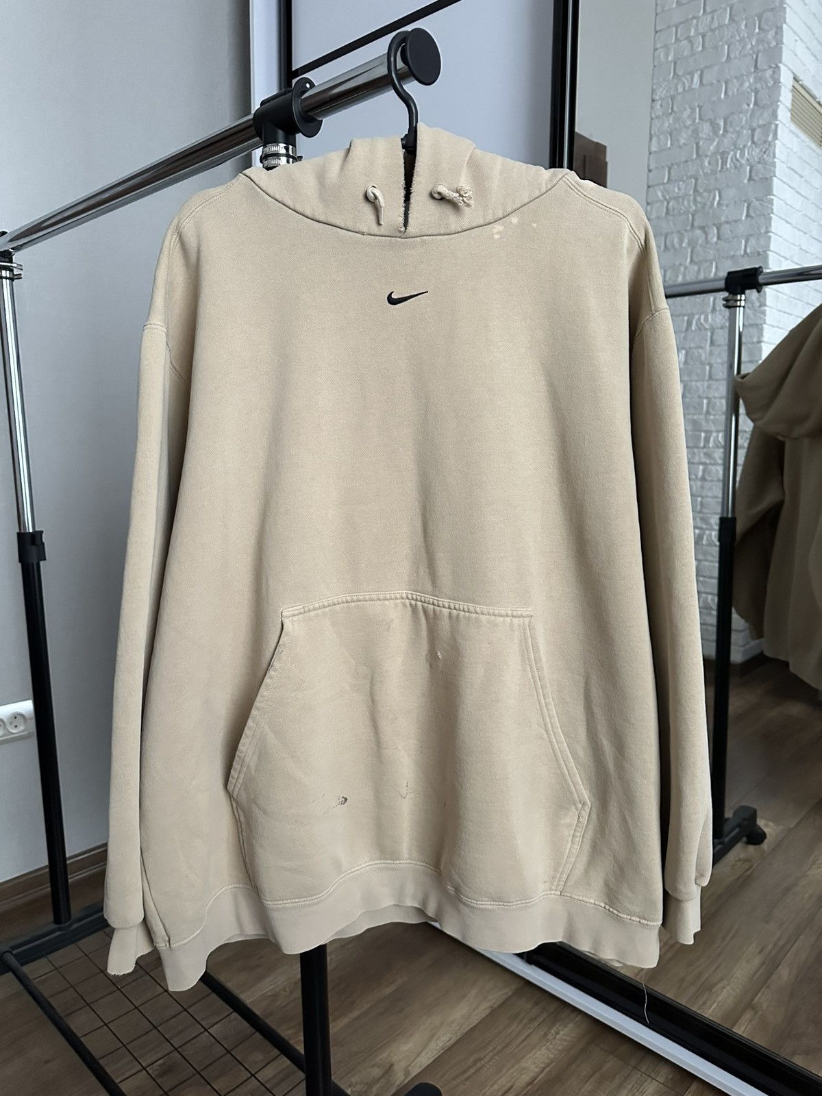 Nike Nike Vintage Hoodie Pullover Center Swoosh 90s USA Size US XL / EU 56 / 4 - 3 Thumbnail