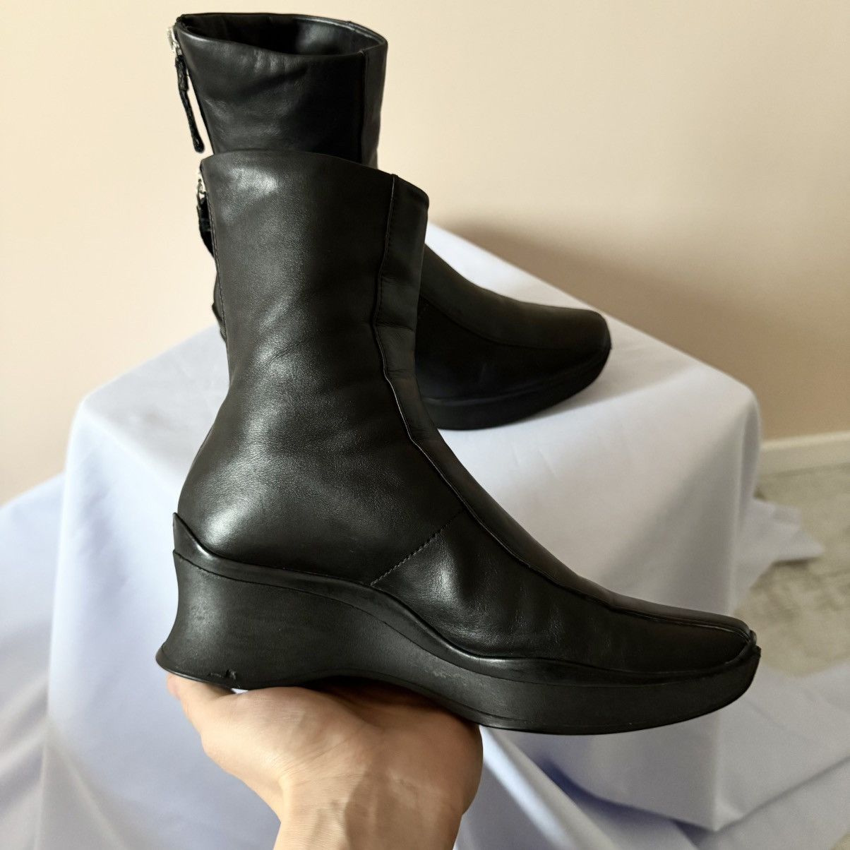 Prada Archive 1999 Prada Sport Ancle Black Vintage Boots Size US 5 / IT 35 - 11 Thumbnail