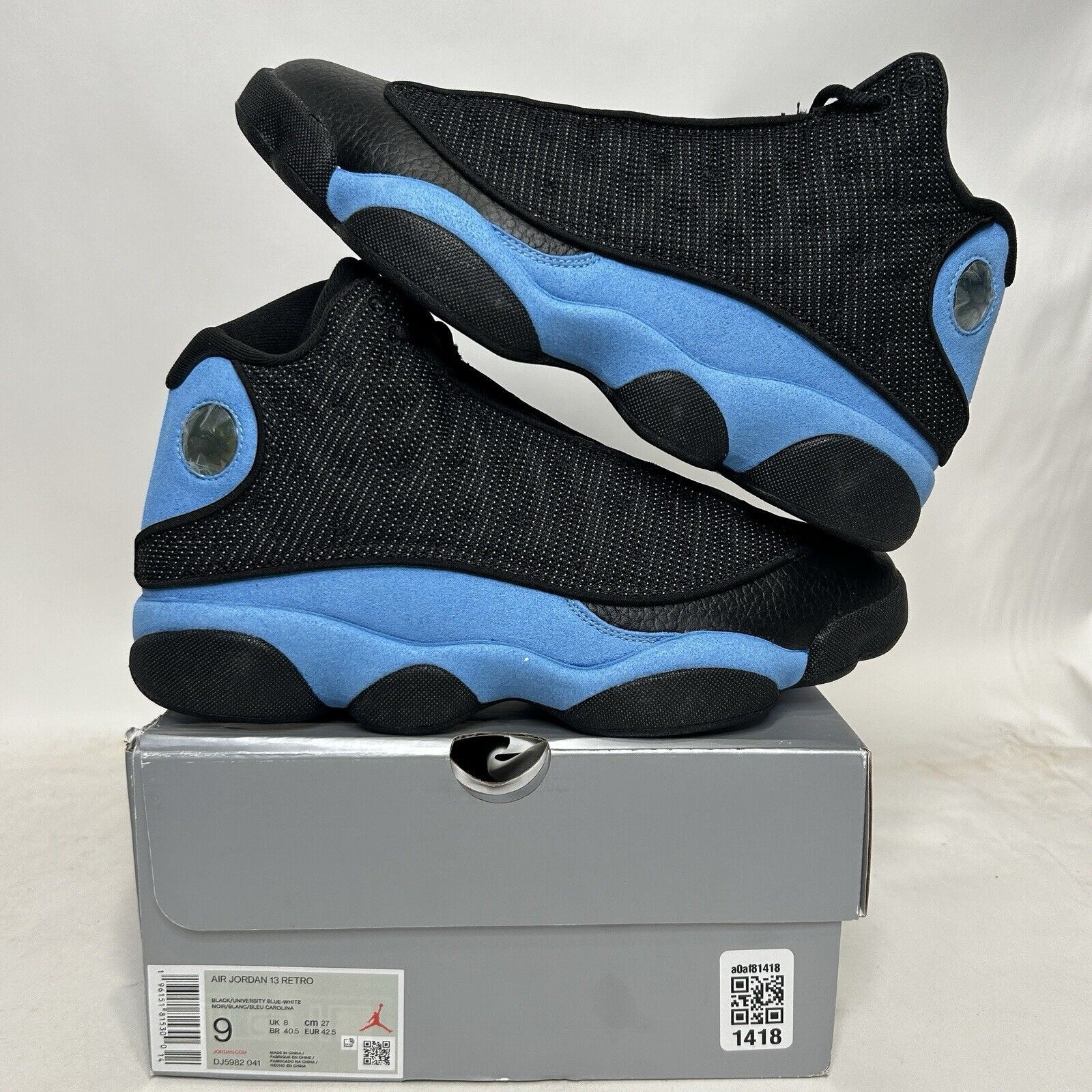 Jordan Brand Nike Shoes Air Jordan 13 Retro OG “University Blue/UNC” 2024 Size US 9 / EU 42 - 1 Thumbnail