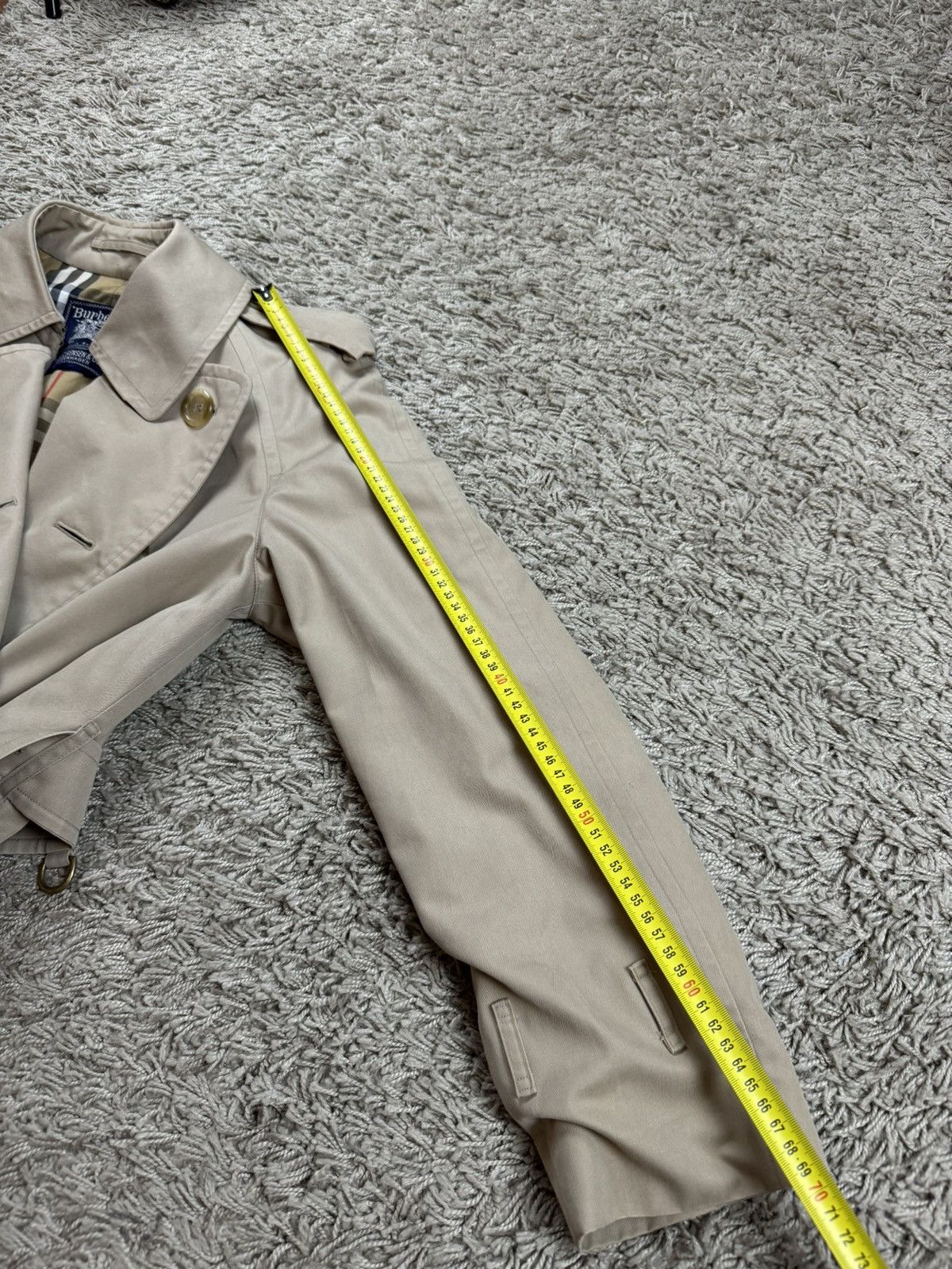 Burberry × Vintage Vintage trench coat Burberry original luxury streetwear item Size M / US 6-8 / IT 42-44 - 8 Thumbnail
