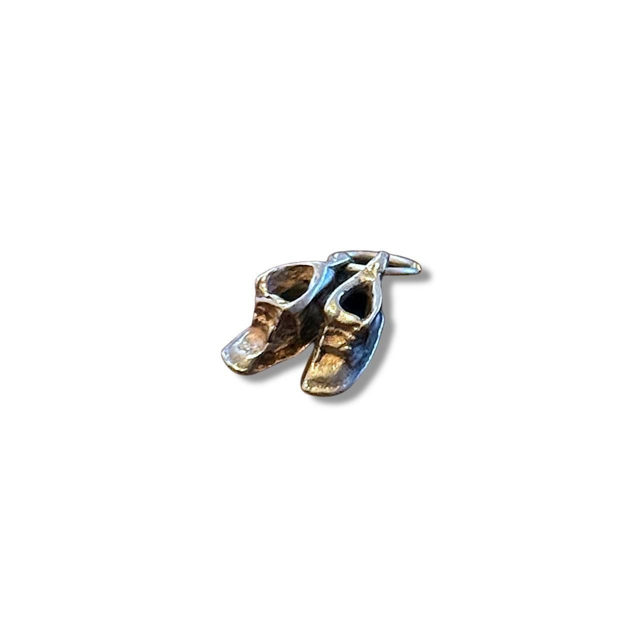 Designer Vintage Sterling Silver Baby Booties Pendant/Charm Size ONE SIZE - 1 Thumbnail