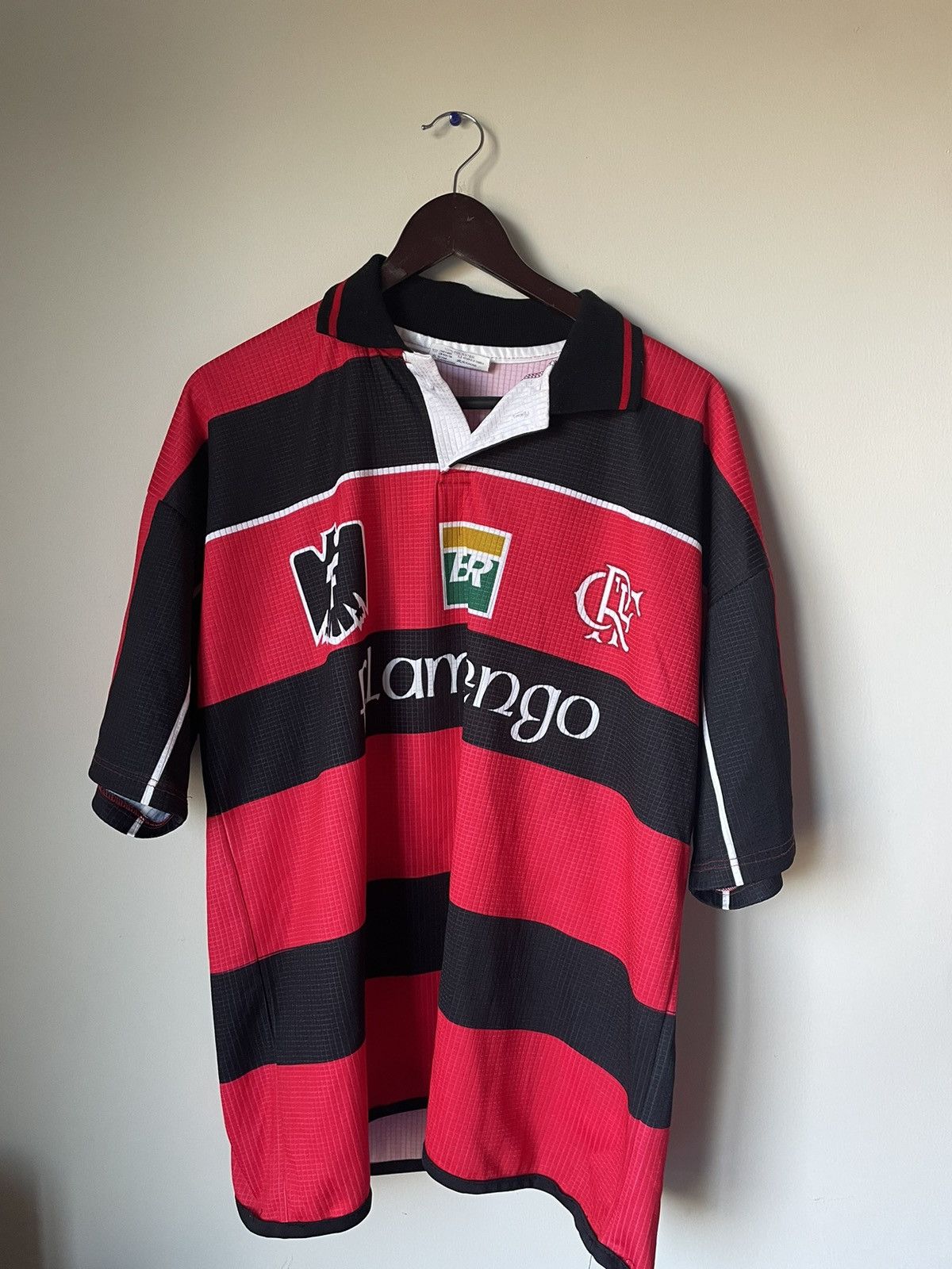 Vintage Vintage flamengo br sport Brazil futbol jersey Size US XL / EU 56 / 4 - 1 Thumbnail