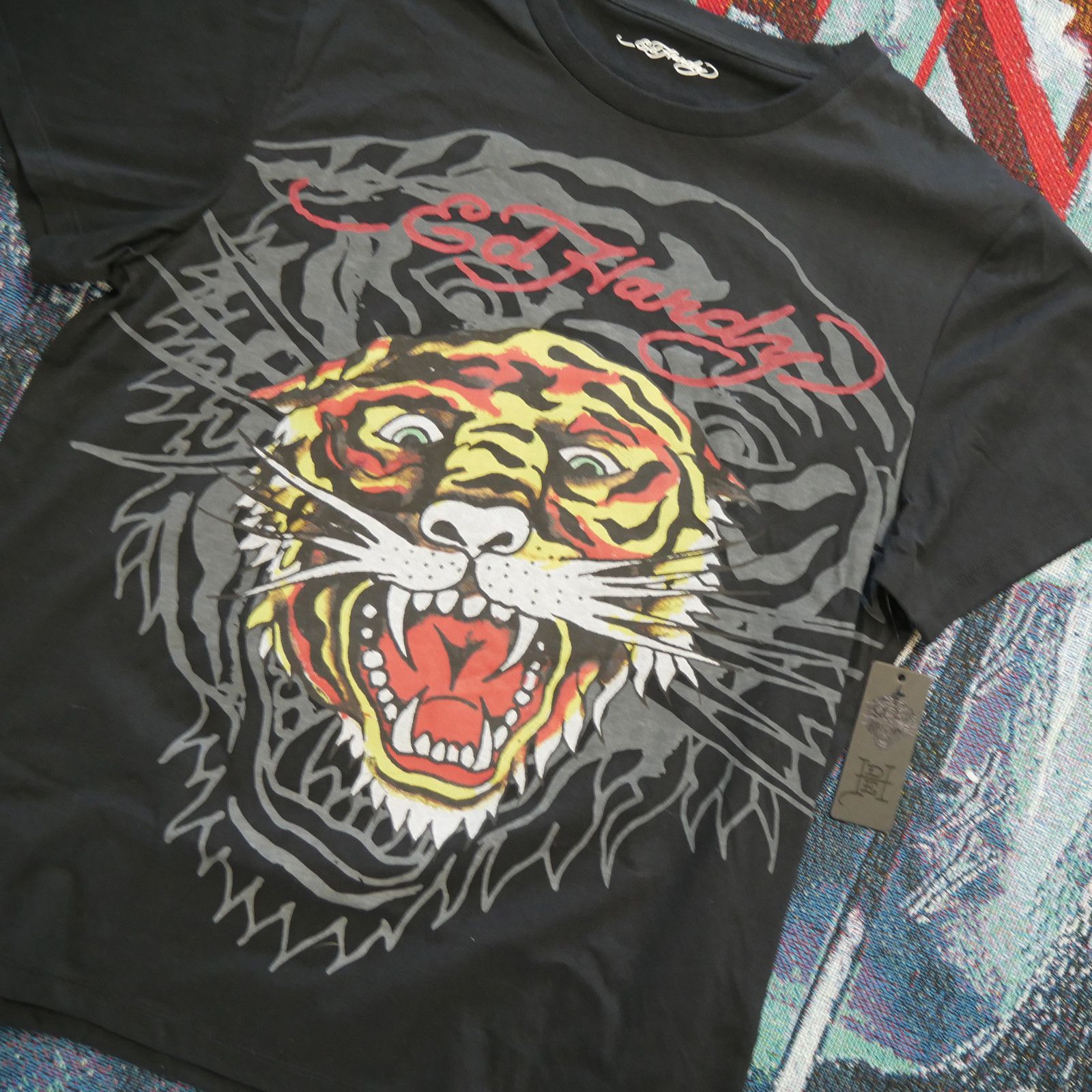 Ed Hardy Ed Hardy Tiger Big Oversized Print Tee Size US L / EU 52-54 / 3 - 1 Thumbnail