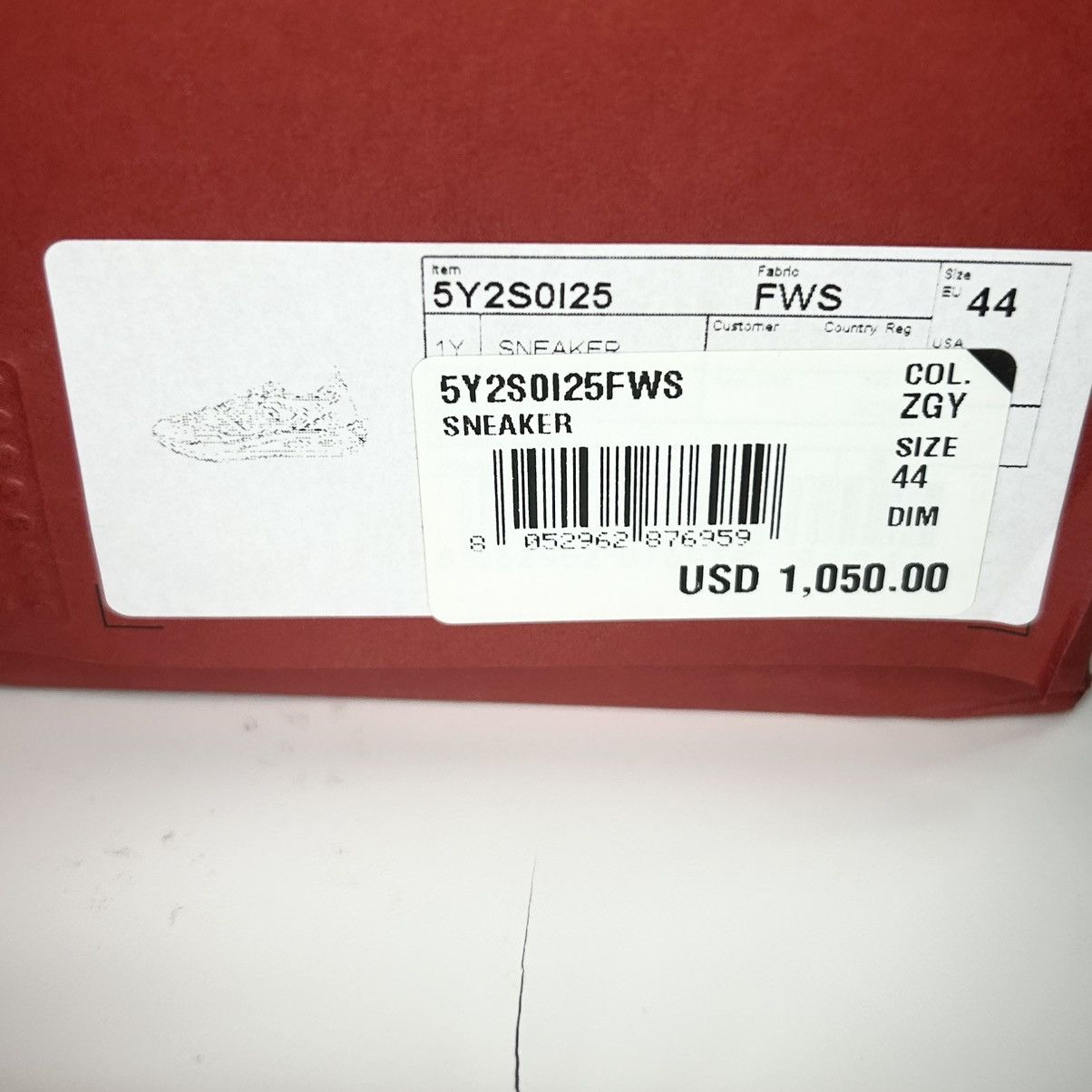 Valentino New Valentino Garavani VLogo Easyjog Sneakers Size 11US/44EU Size US 11 / EU 44 - 9 Thumbnail