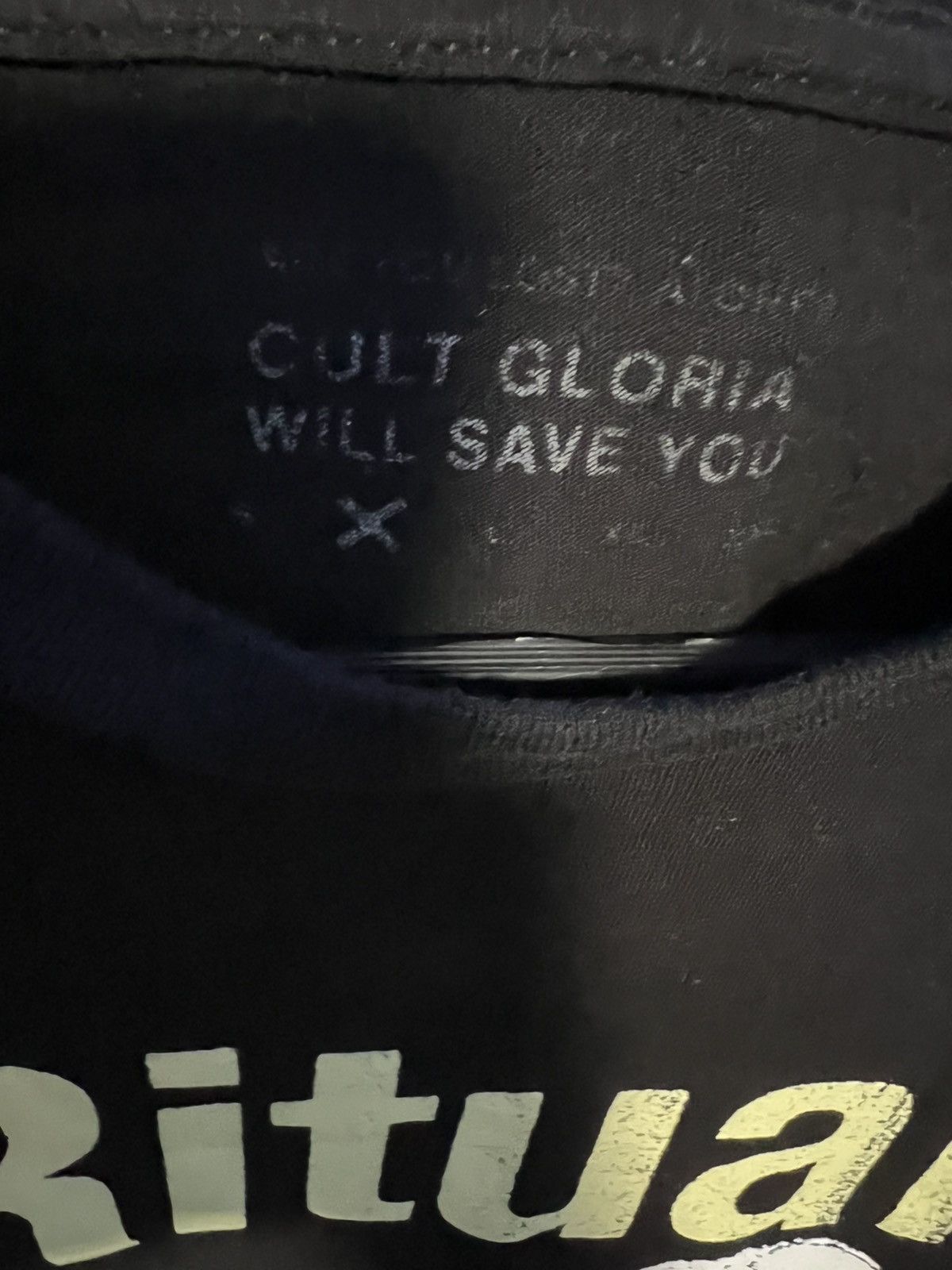 G59 Records CULT GLORIA - RITUAL TASK FORCE T- SHIRT (BLACK) MEDIUM Size US M / EU 48-50 / 2 - 2 Thumbnail