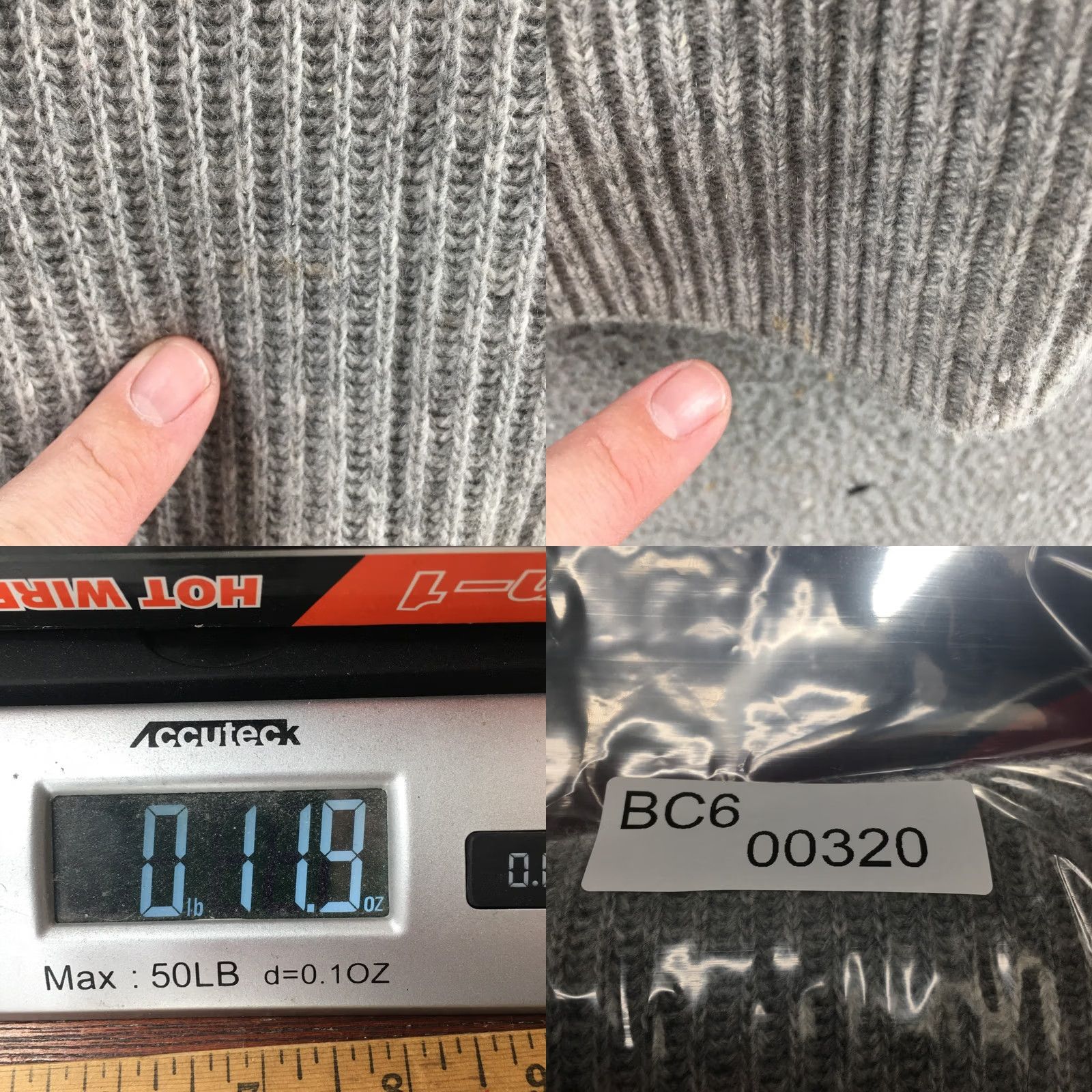 Armani Exchange Armani Exchange Pullover Sweater Womens XXS Grey Wool Blend Knit Long Sleeve Crew Neck Pullover Casual All Seasons Womens Size XXS / US 00 / IT 34 - 9 Thumbnail