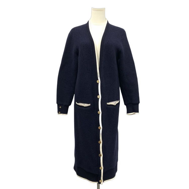 Thom Browne Thom Browne Wool Anchor Button Cardigan Size M Size US M / EU 48-50 / 2 - 1 Thumbnail