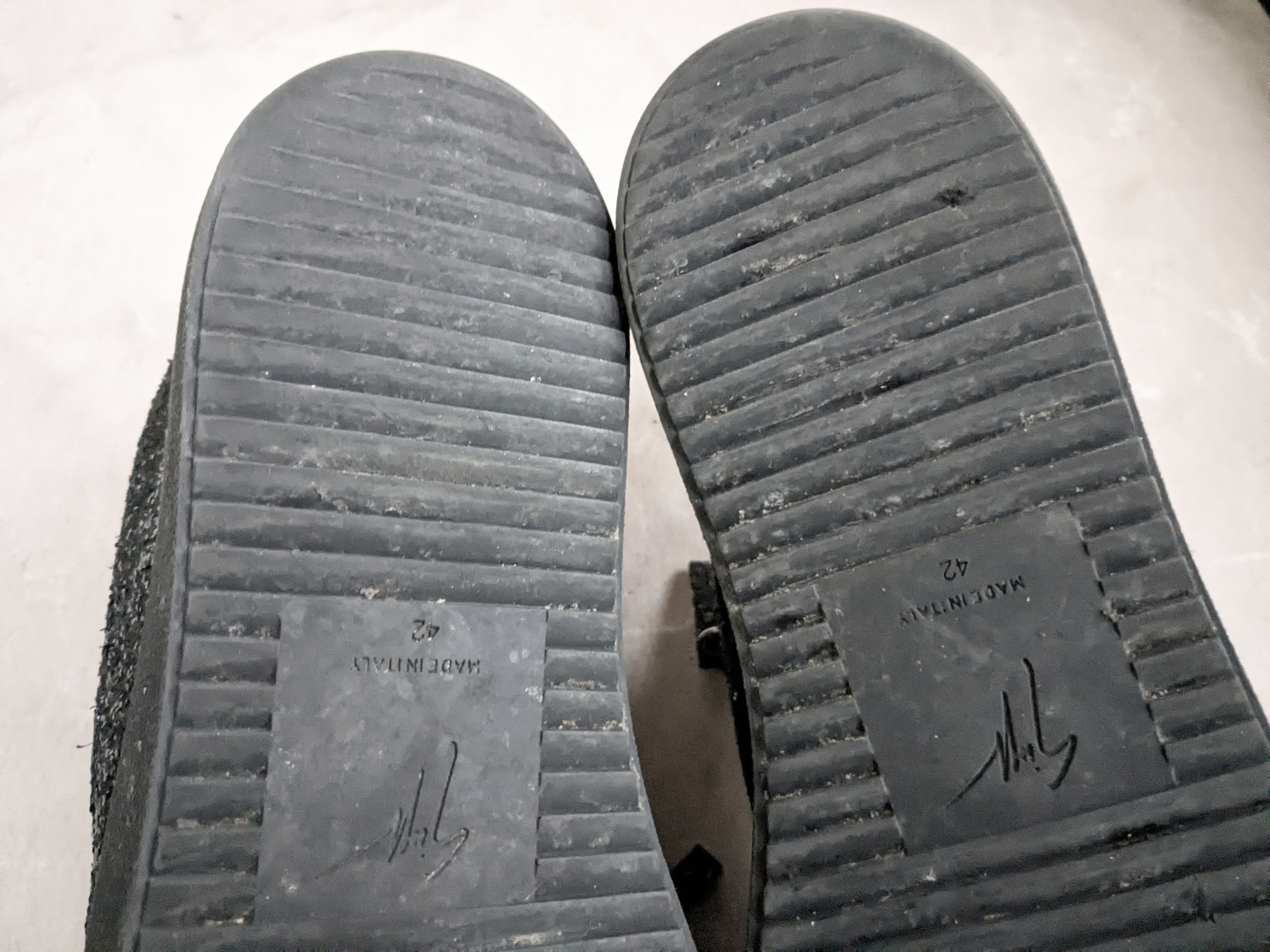 Giuseppe Zanotti Giuseppe Zanotti Sneakers Black Glitter 9 42 Low Tops Size US 9 / EU 42 - 14 Thumbnail