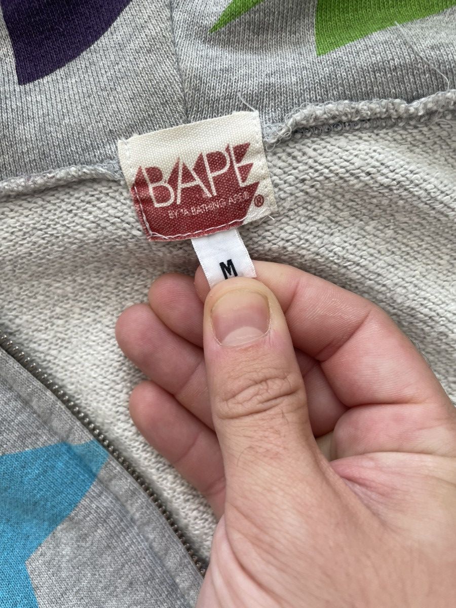 Bape × Vintage Sta Pattern Full Zip Hoodie Size US M / EU 48-50 / 2 - 2 Thumbnail