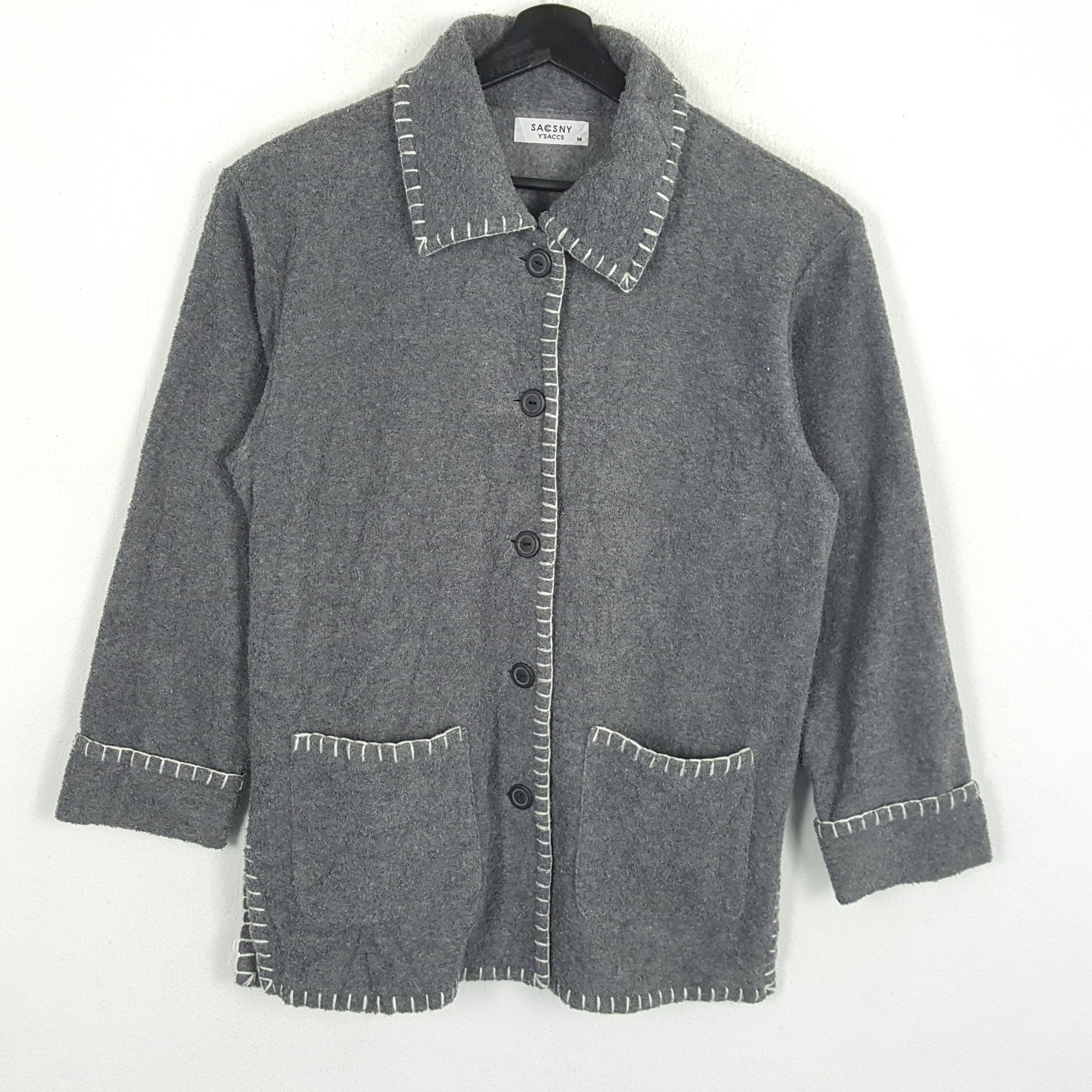 Yohji Yamamoto Y'SACCS YOHJI YAMAMOTO Designer Brand Custom Sweater Jacket Size US M / EU 48-50 / 2 - 3 Thumbnail