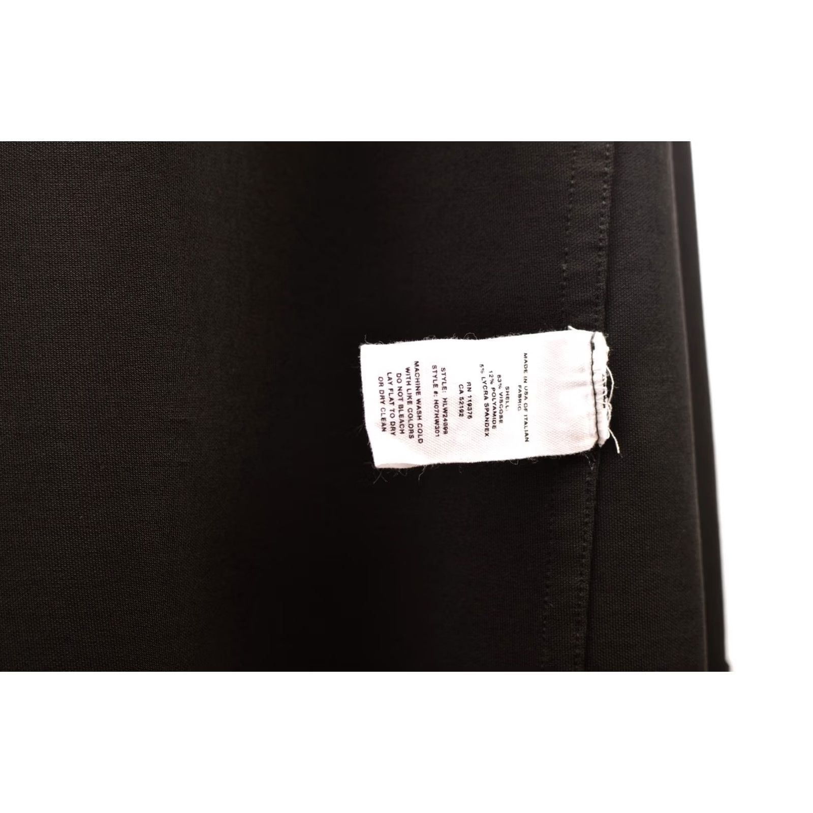 Helmut Lang Helmut Lang Skirt Women S Black Midi A-Line Asymmetric Crepe Staggered Seam H07HW301 Size 28" / US 6 / IT 42 - 7 Thumbnail